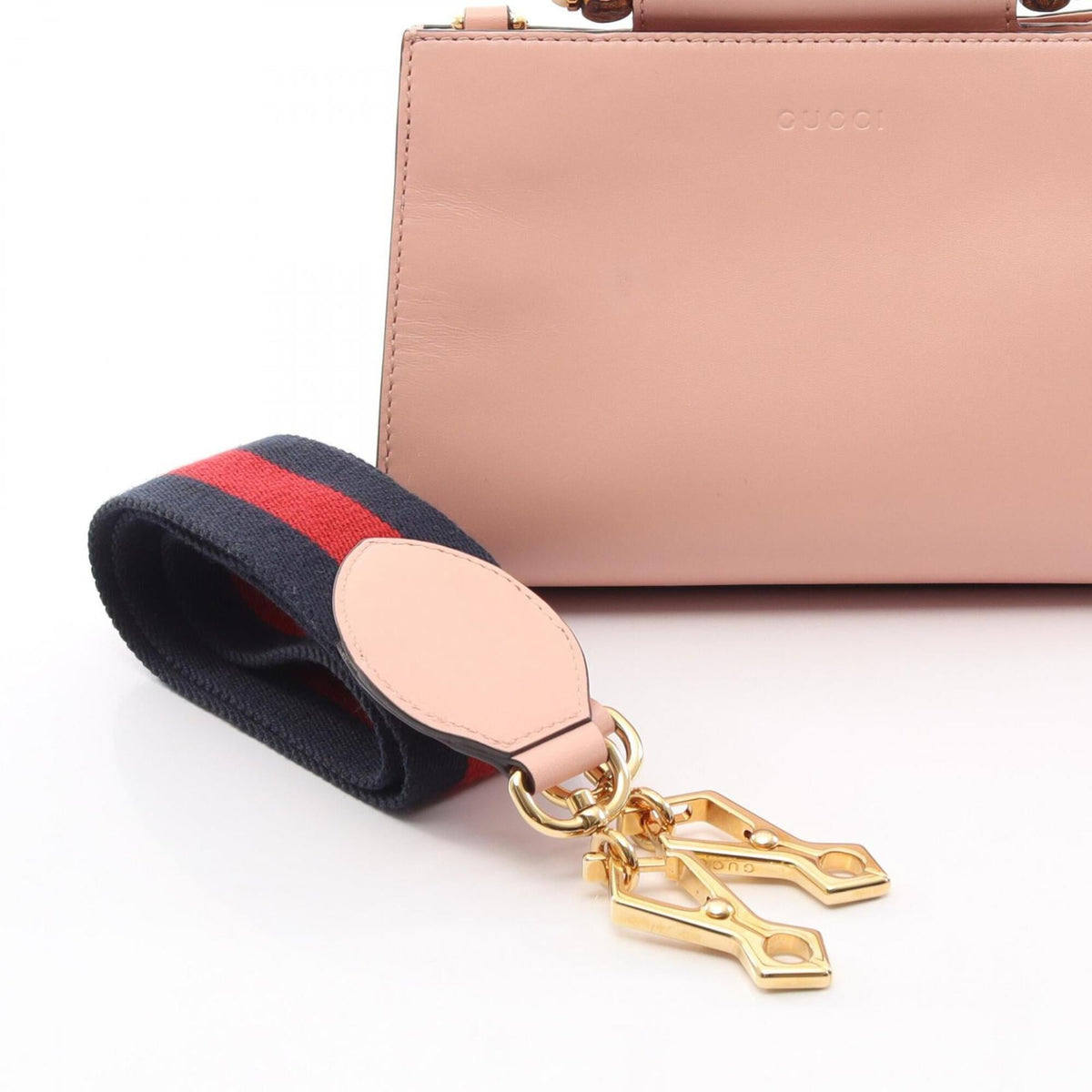 Gucci Pink Leather Handbag (Pre-Owned)