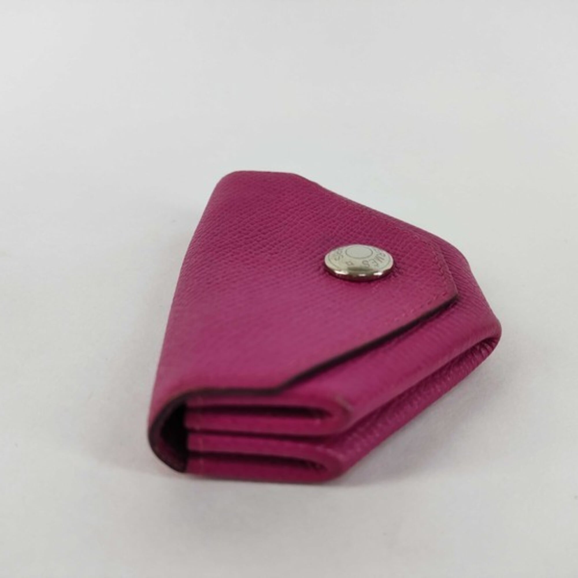 Hermes Pink Epsom Leather Coin Purse/Coin Case (Pre-Owned)
