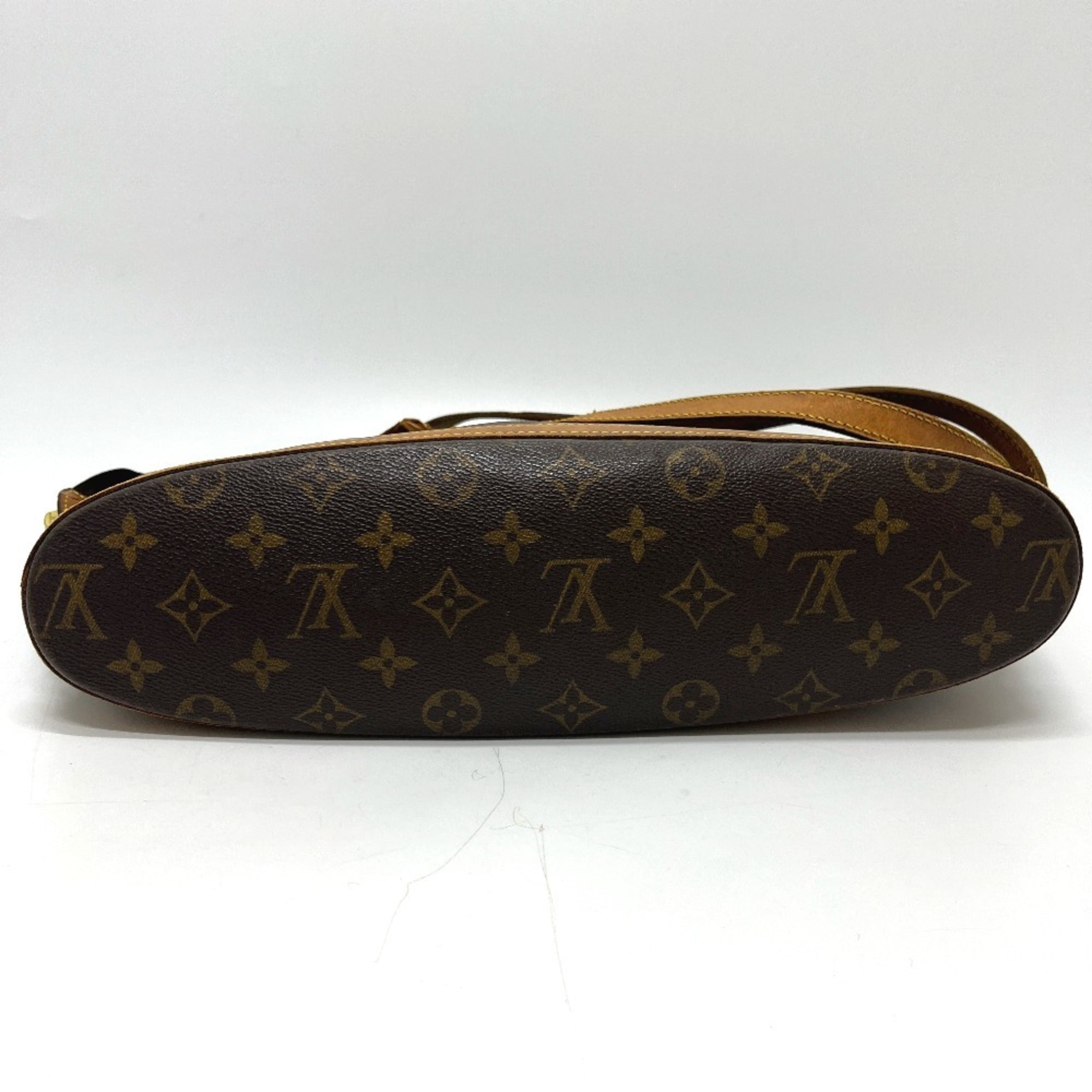 Louis Vuitton Brown Monogram Canvas Shoulder Bag Tote Bag (Pre-Owned)