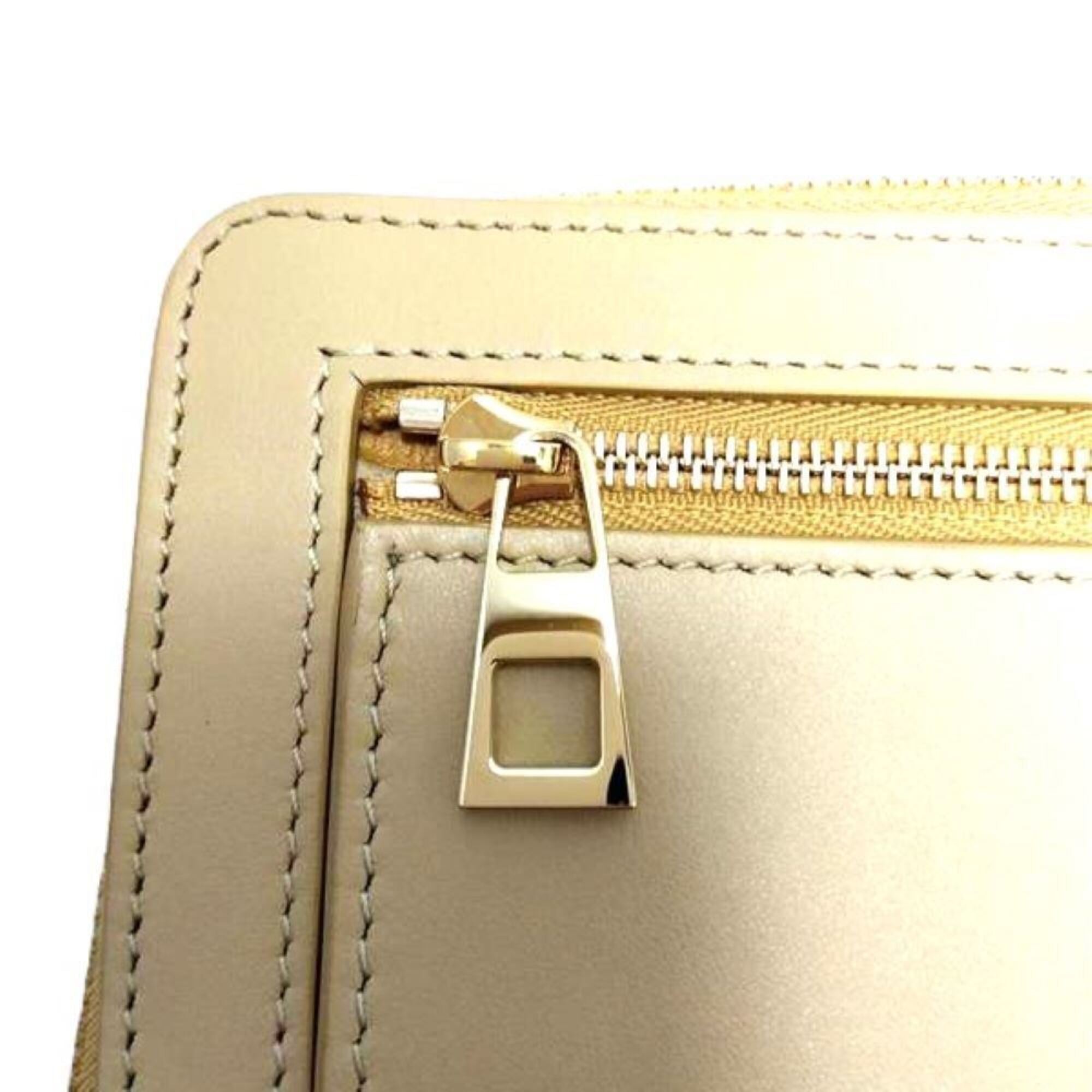 Loewe Yellow Leather Long Wallet (Bi-Fold) (Pre-Owned)