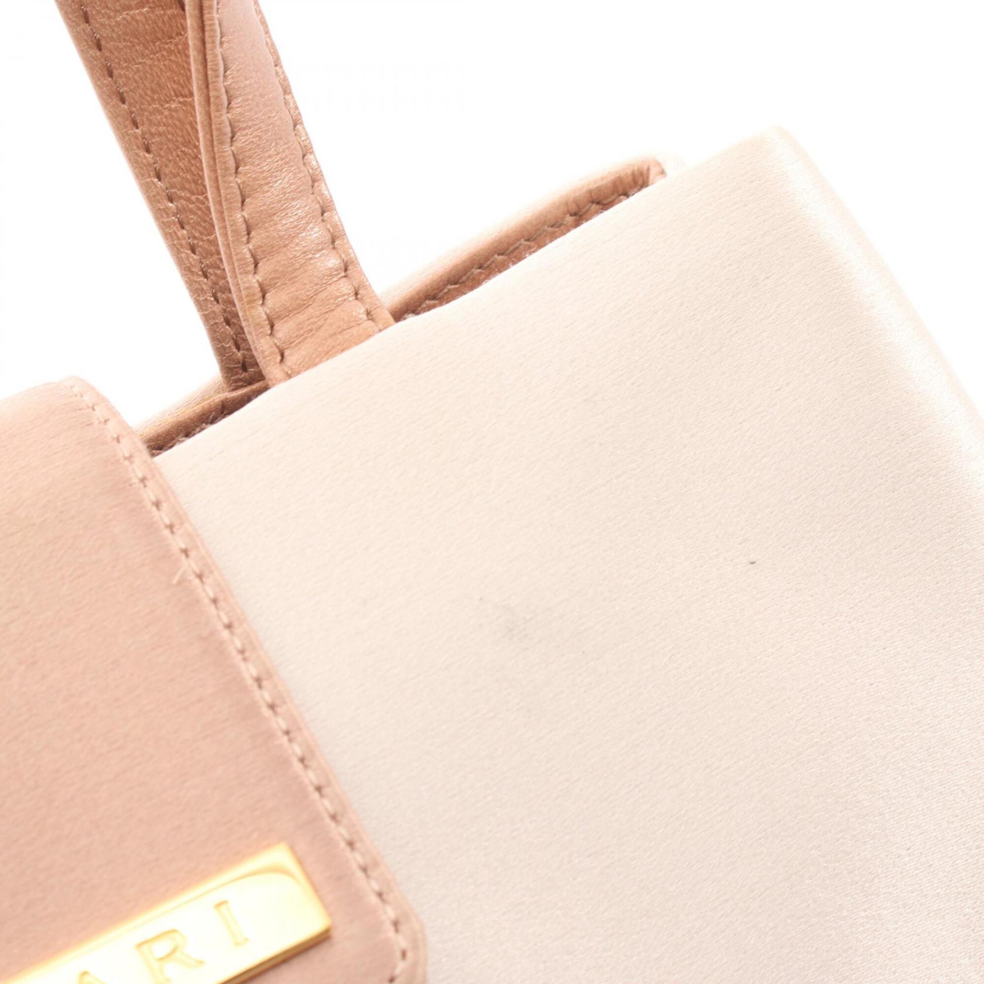 Bvlgari Pink Fabric Leather Handbag (Pre-Owned)