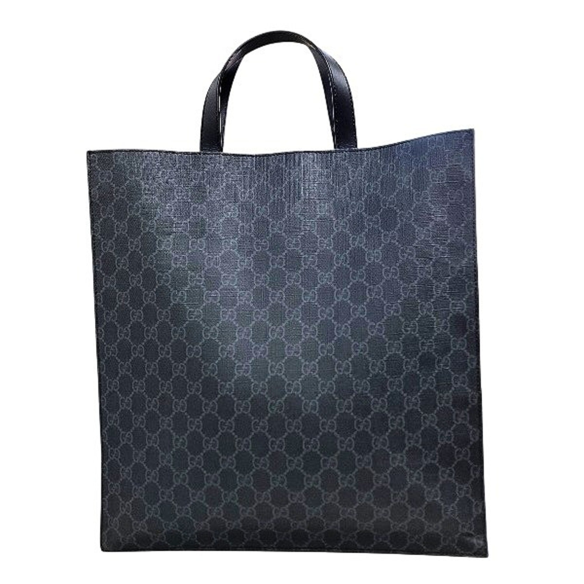 Gucci Black Gg Supreme Handbag Tote Bag (Pre-Owned)