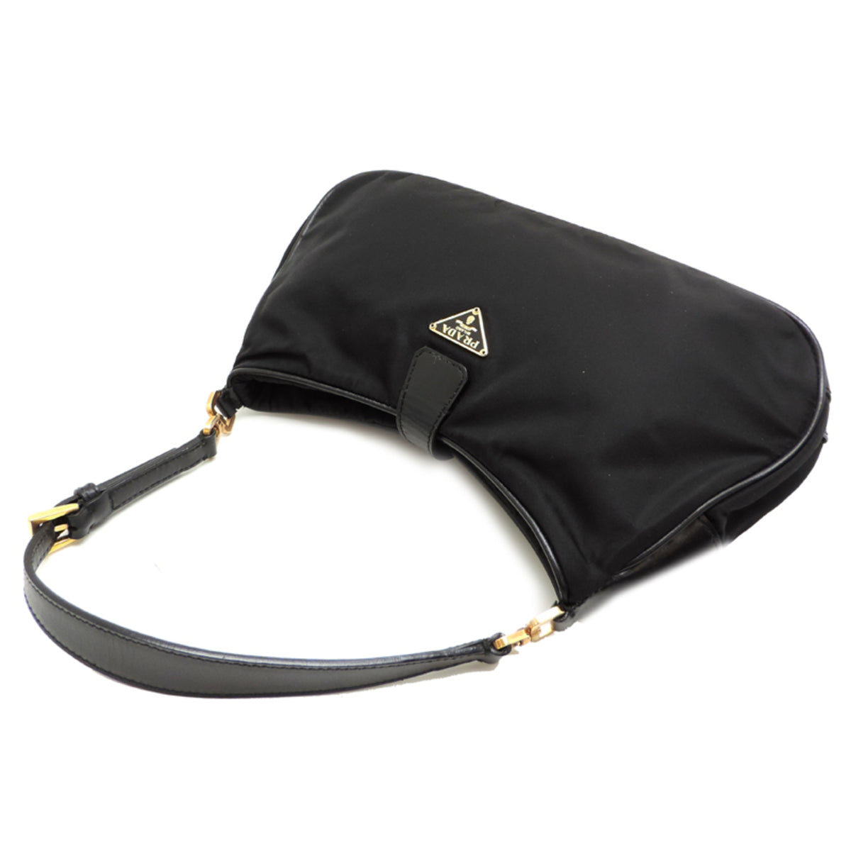 Prada Black Nero Nylon Shoulder Bag (Pre-Owned)