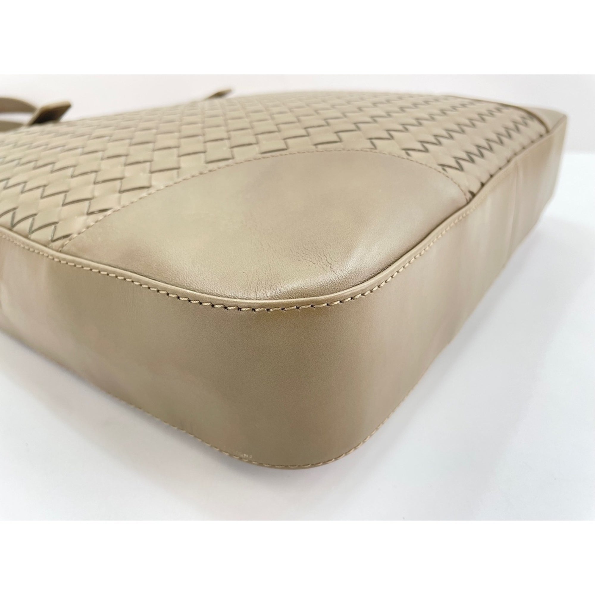 Bottega Veneta Intrecciato Brown Intrecciato Tote Bag (Pre-Owned)