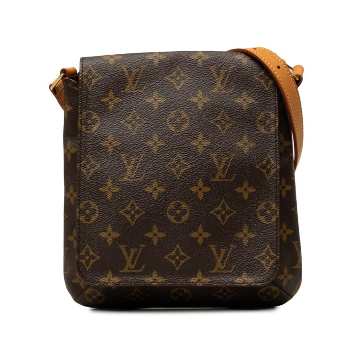 Louis Vuitton Brown Pvc Leather Shoulder Bag (Pre-Owned)