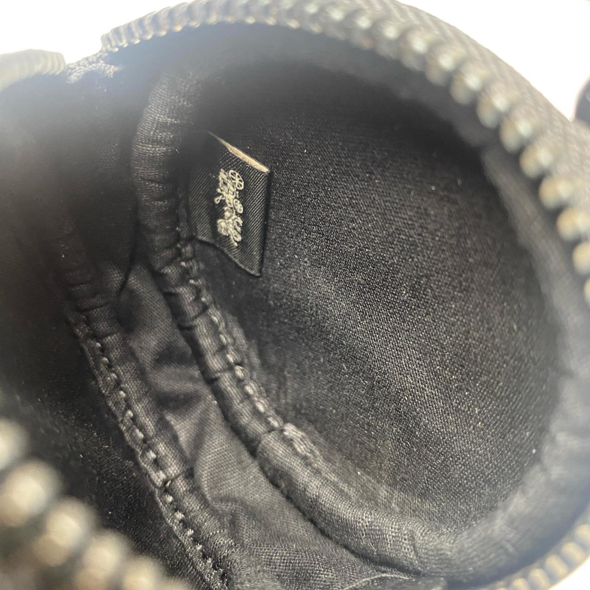 Coach Black Canvas Shoulder Bag (Pre-Owned)