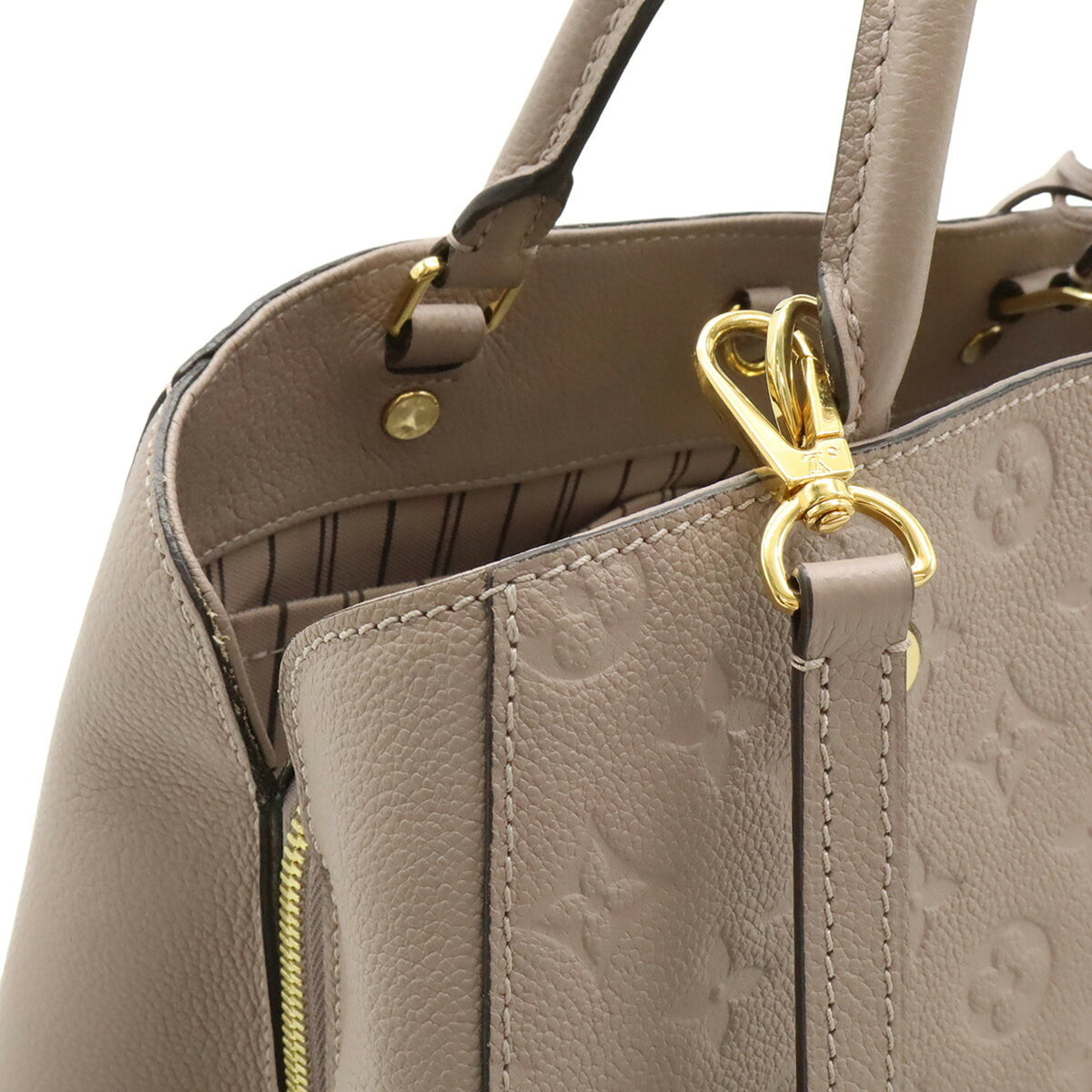 Louis Vuitton Brown Leather Handbag Shoulder Bag (Pre-Owned)