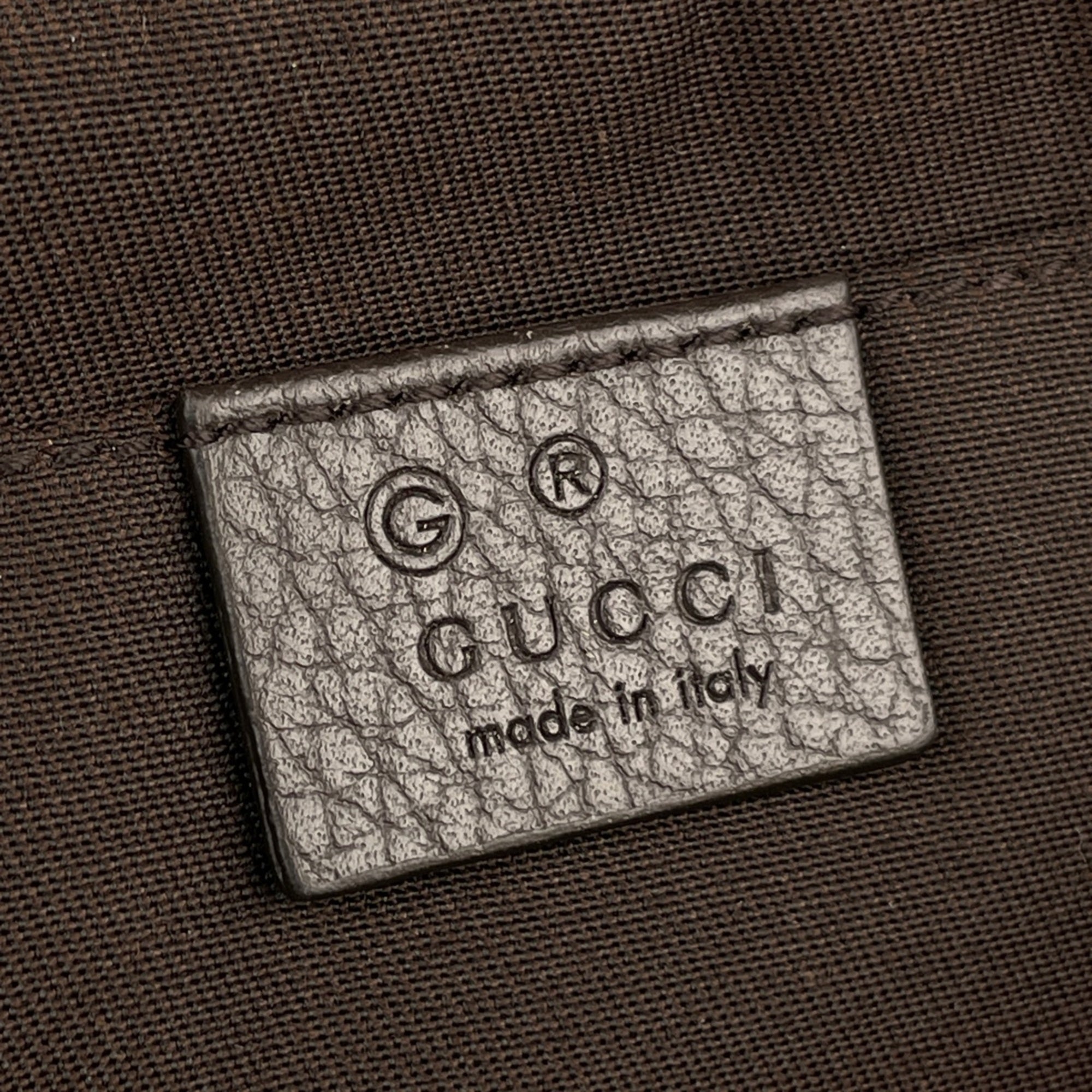 Gucci Gg Canvas Brown Gg Canvas Sling Bag (Pre-Owned)