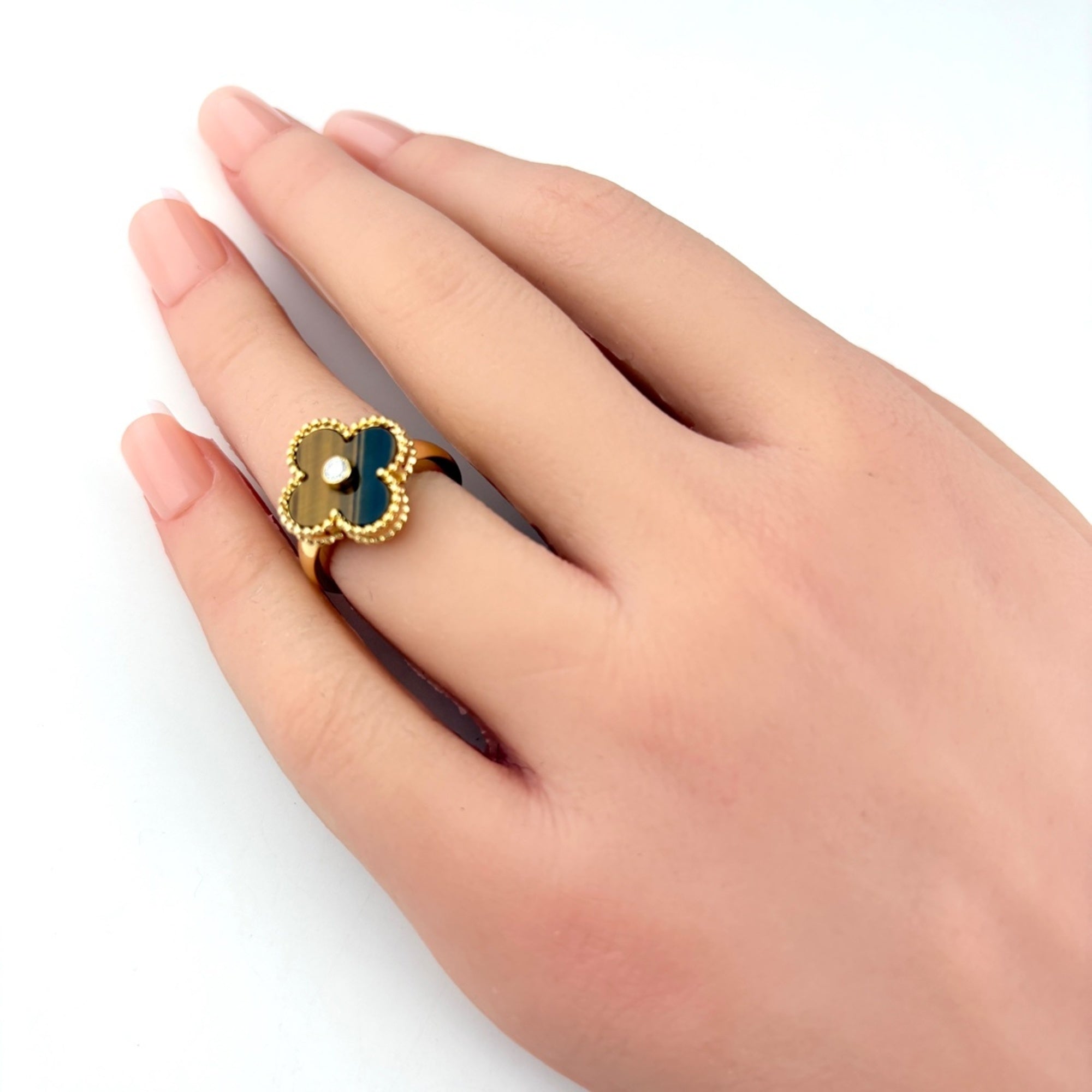 Van Cleef & Arpels Yellow Gold (18K) Band Ring (Pre-Owned)