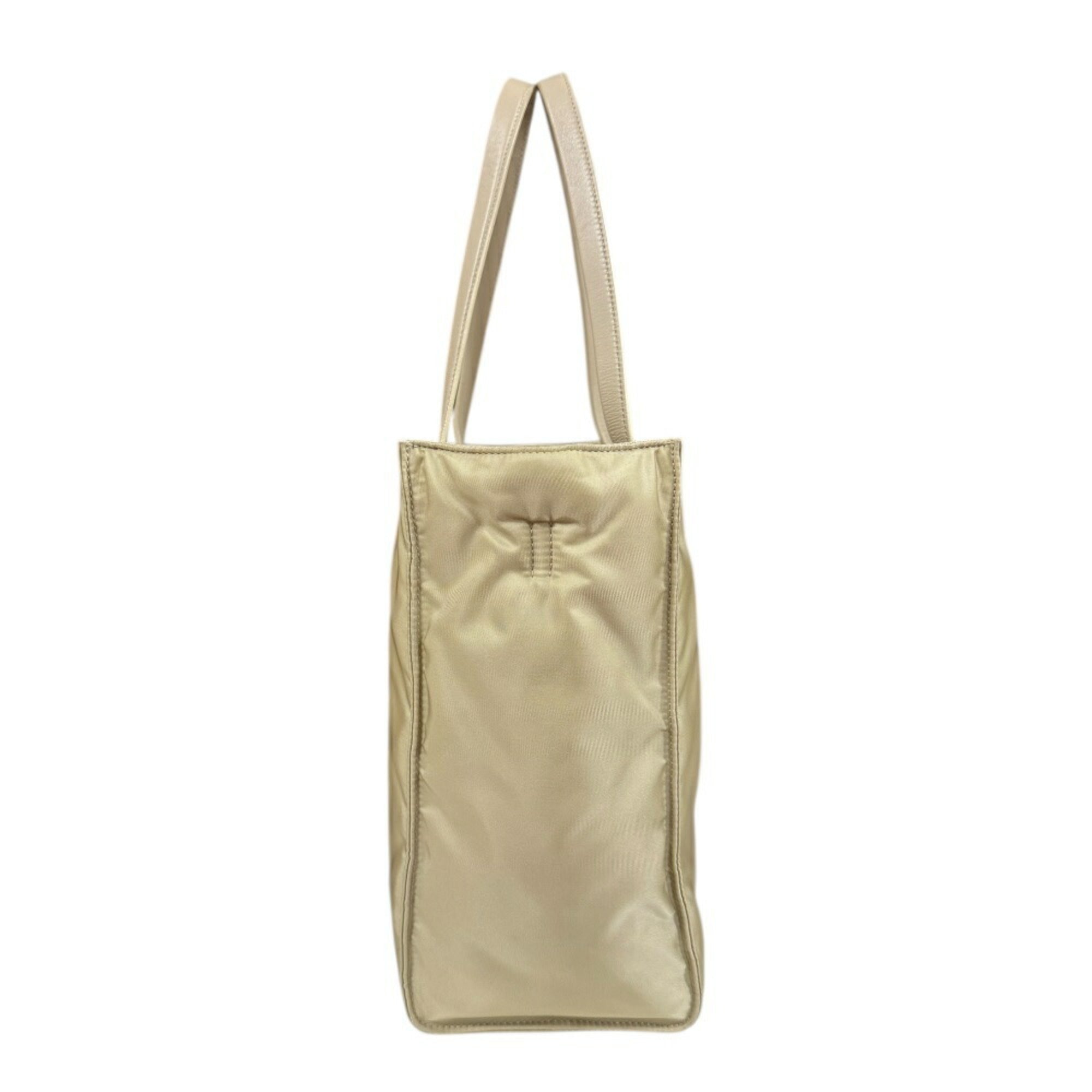 Prada Beige Nylon Shoulder Bag (Pre-Owned)