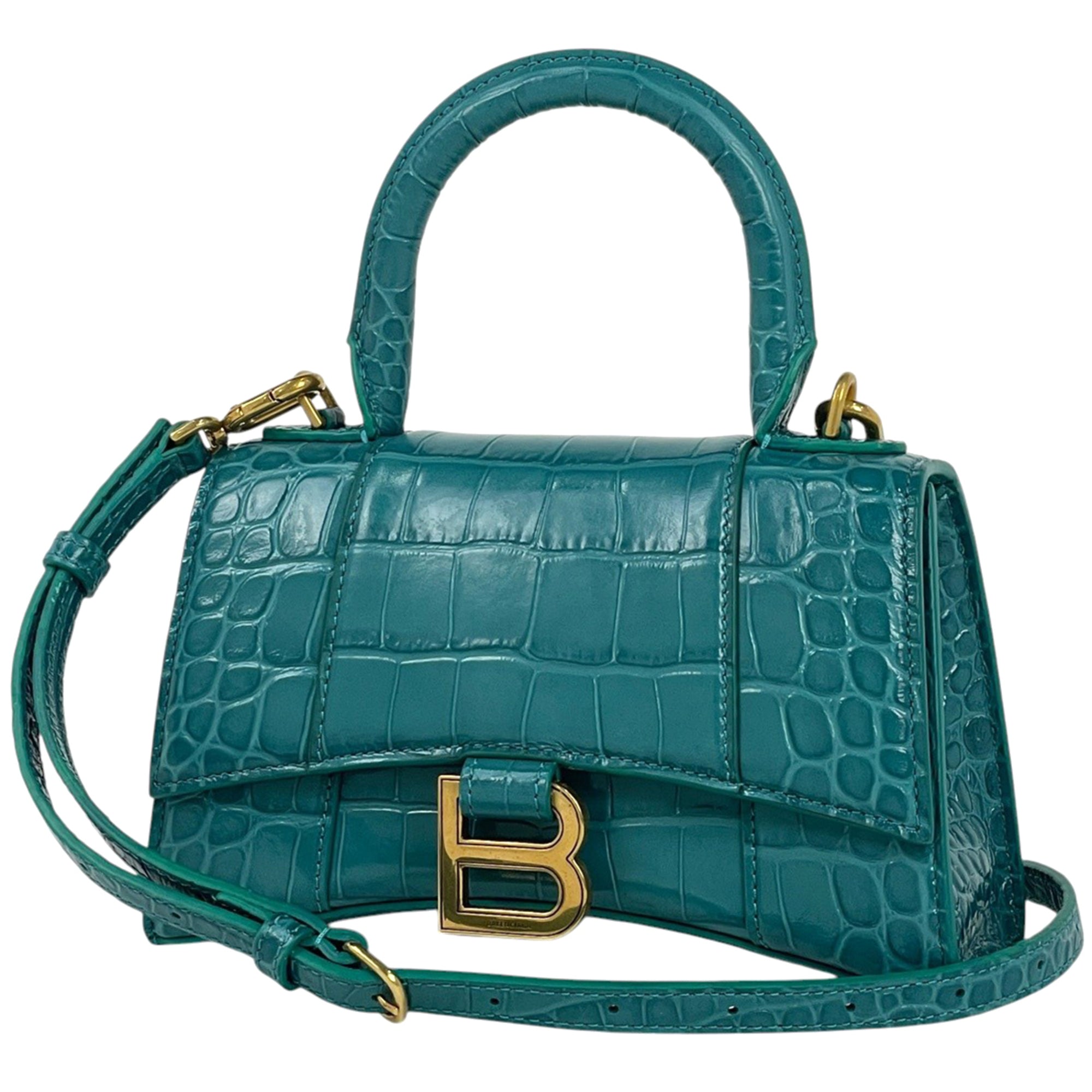 Balenciaga Green Leather Handbag (Pre-Owned)