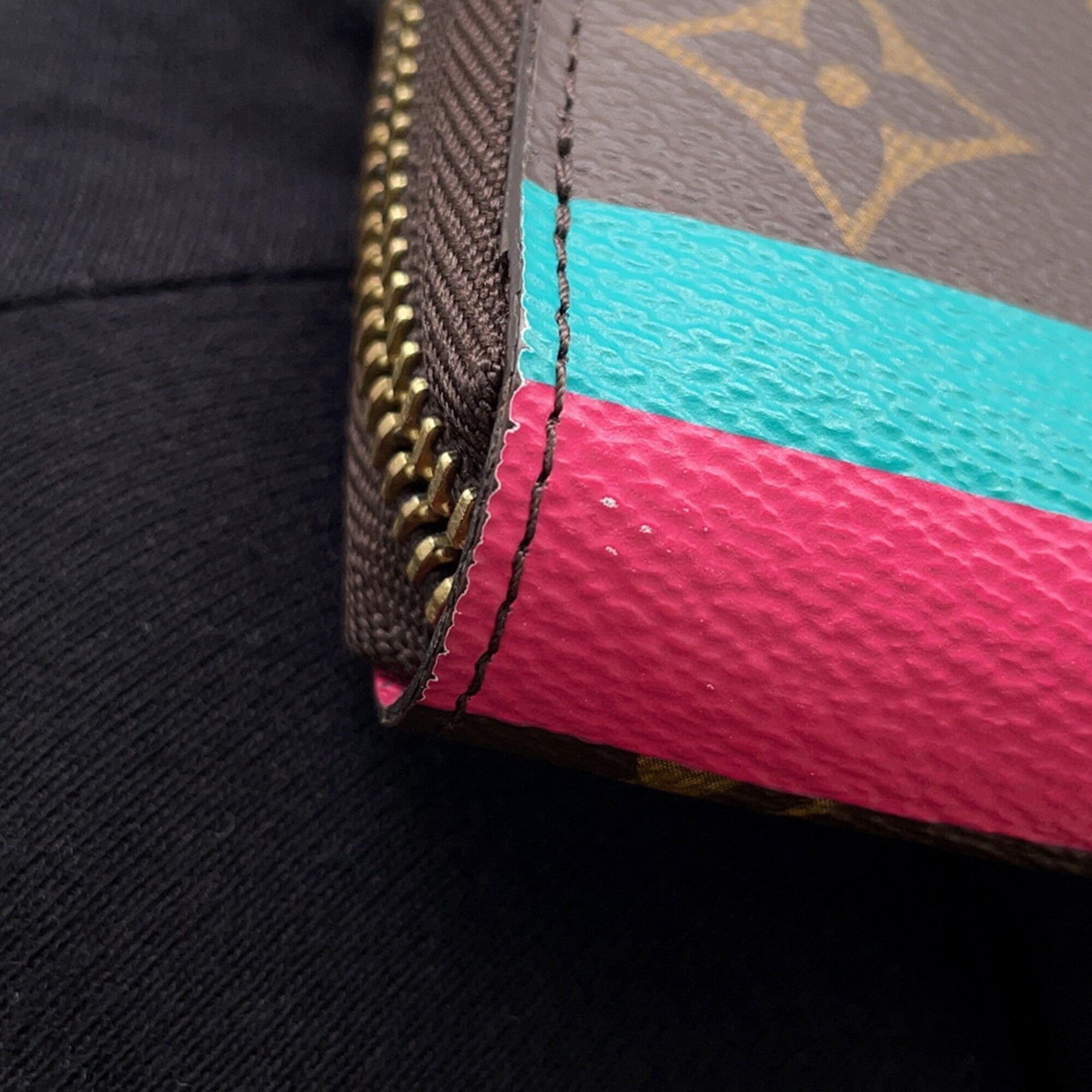 Louis Vuitton Monogram Pink Long Wallet (Bi-Fold) (Pre-Owned)