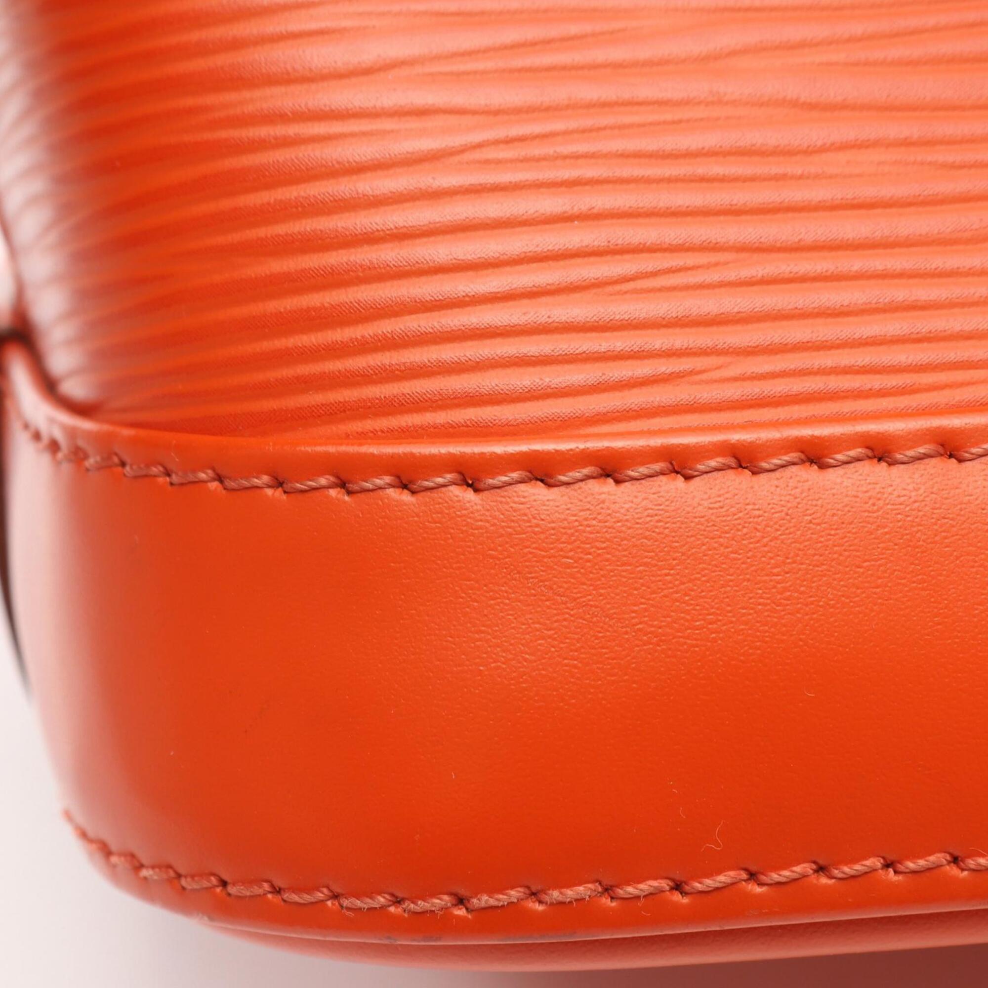 Louis Vuitton Orange Epi Leather Handbag (Pre-Owned)