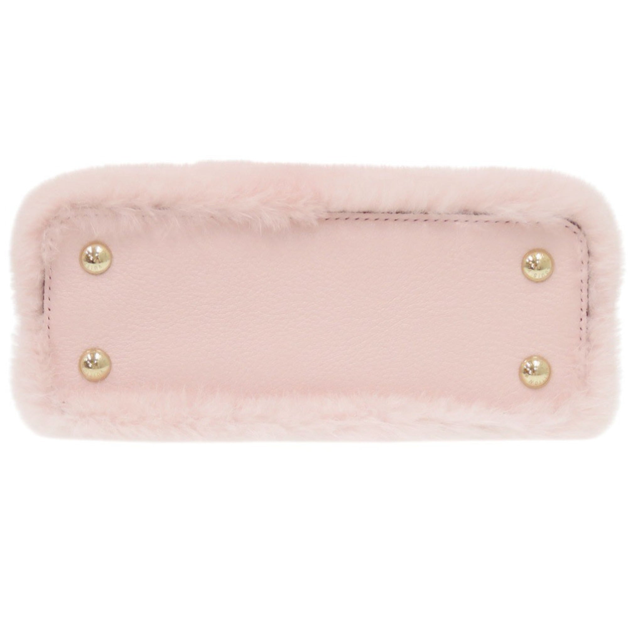Louis Vuitton Pink Fur Handbag (Pre-Owned)