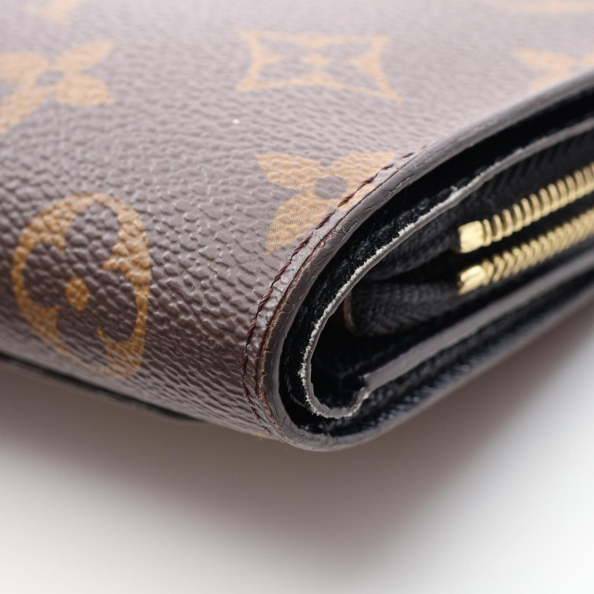 Louis Vuitton Monogram Black Brown Monogram Wallet (Bi-Fold) (Pre-Owned)