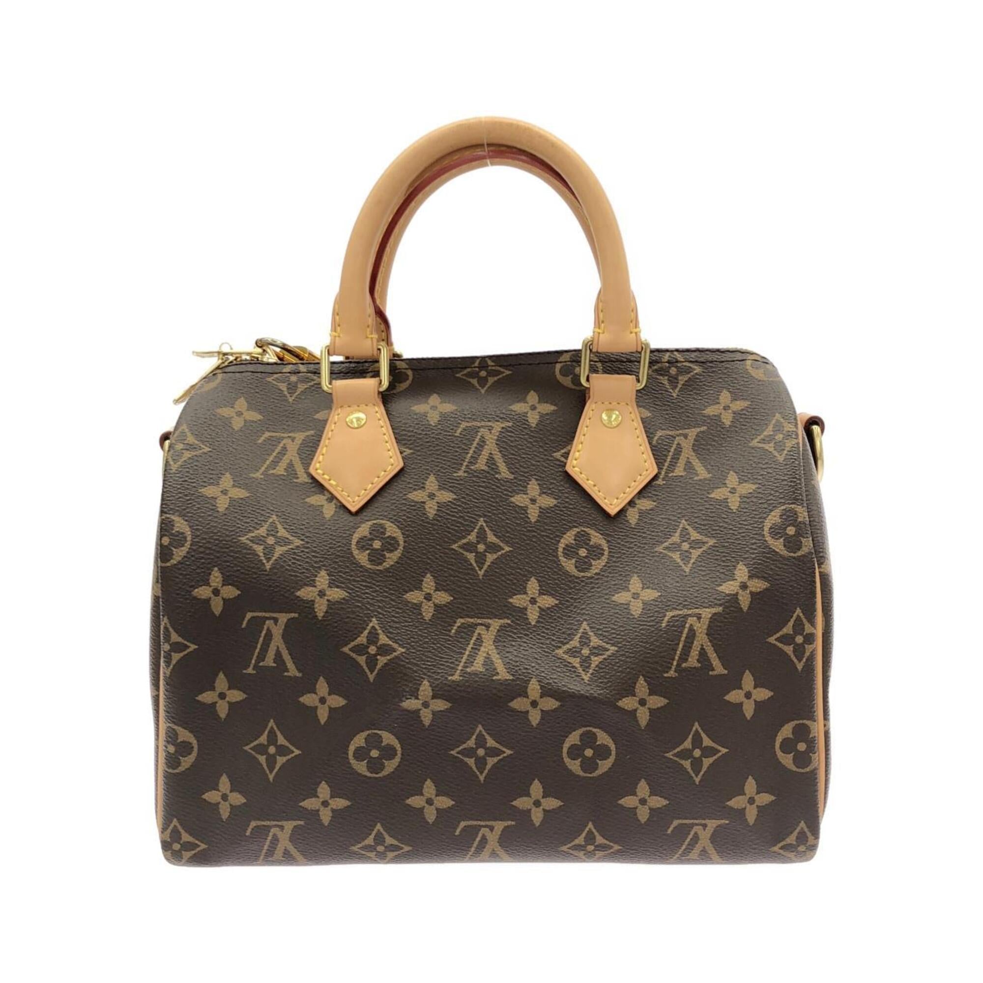 Louis Vuitton Brown Coated Canvas Boston Bag (Pre-Owned)