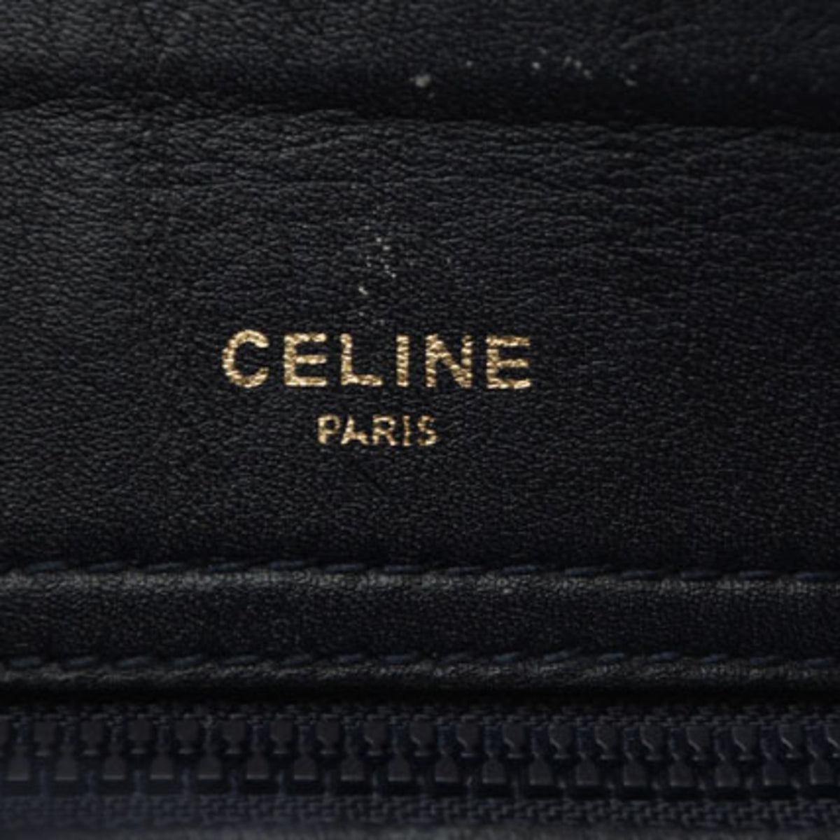 Celine Dark Navy Leather Shoulder Bag (Pre-Owned)