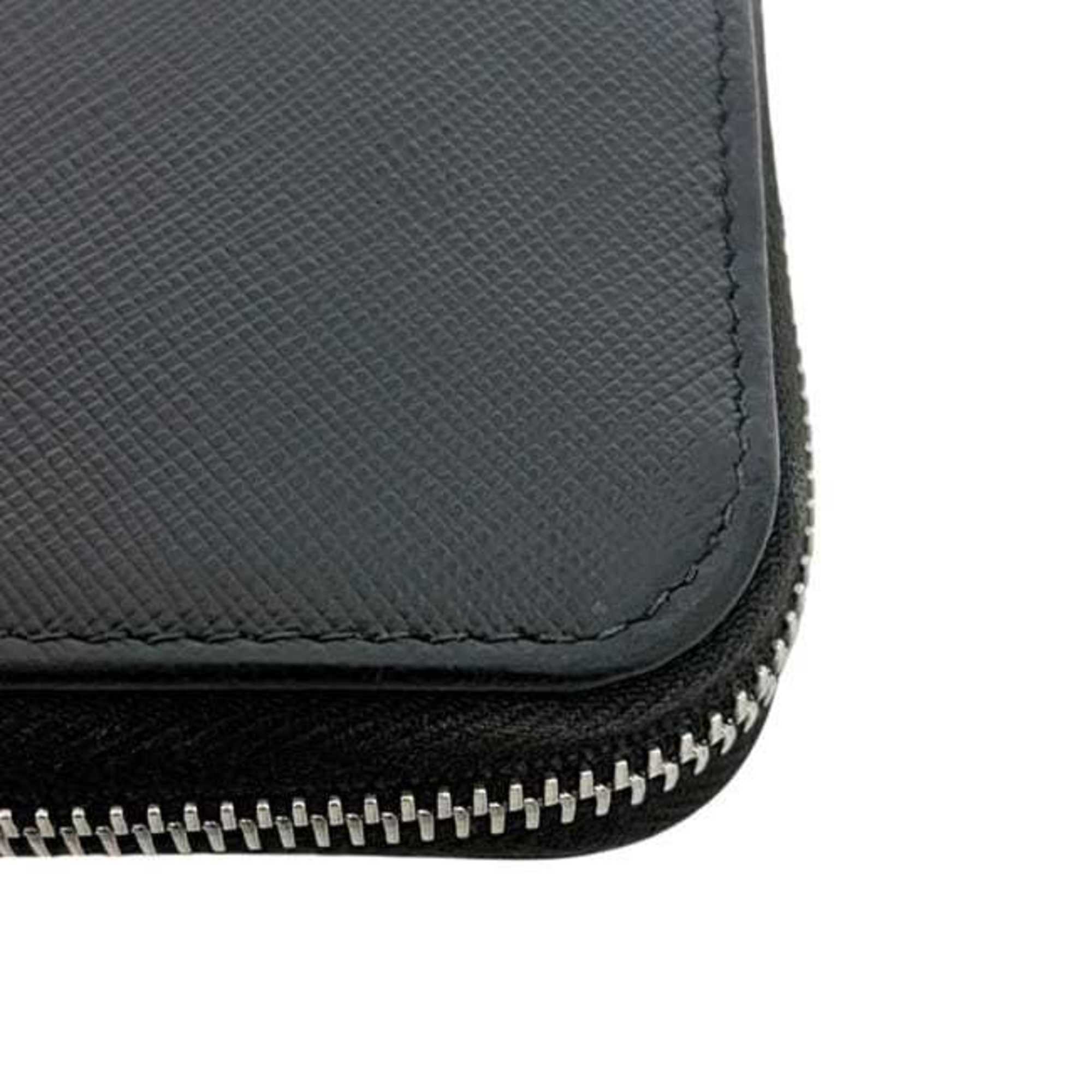 Prada Black Nero Saffiano Long Wallet (Bi-Fold) (Pre-Owned)