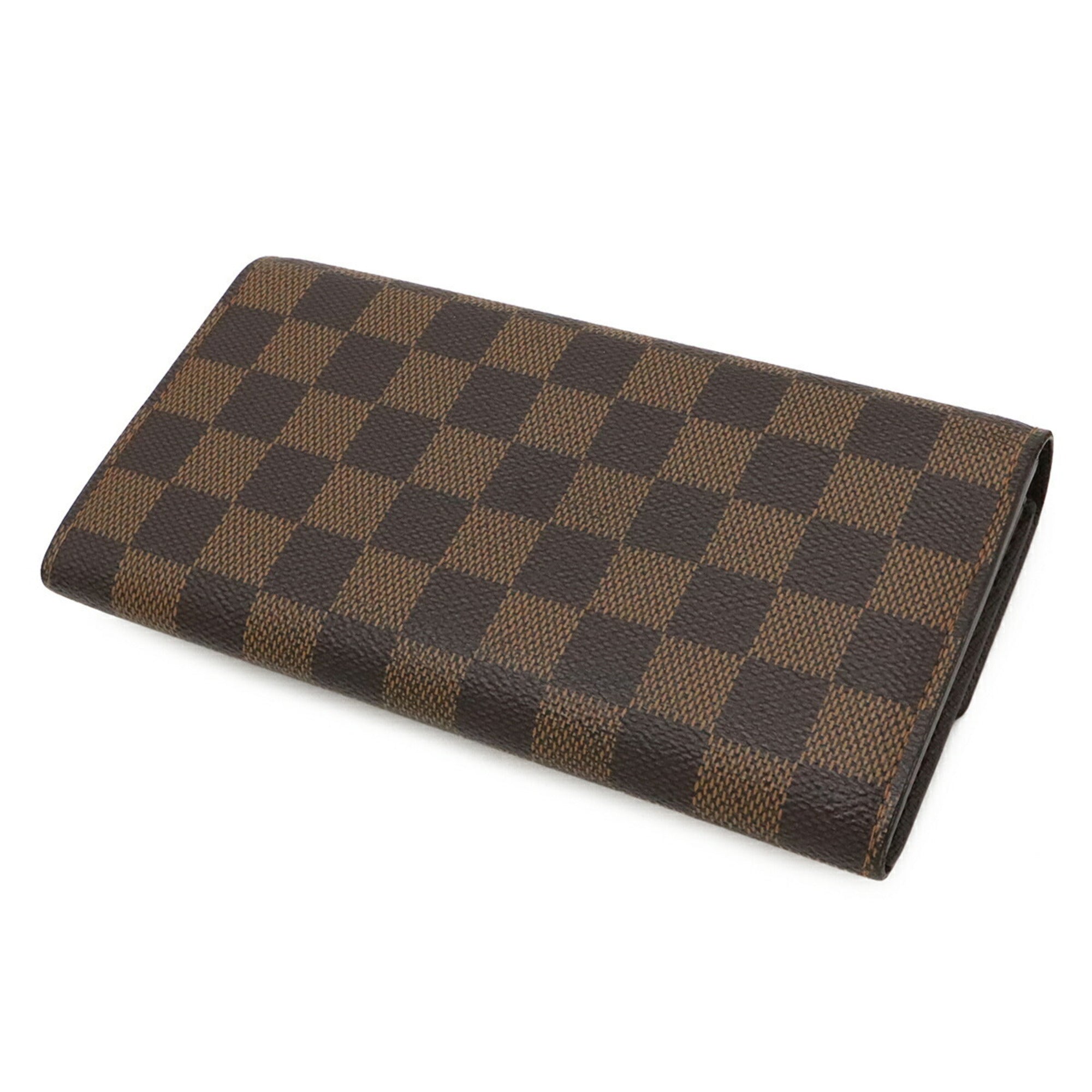 Louis Vuitton Brown Damier Canvas Damier Canvas Pvc Long Wallet (Bi-Fold) (Pre-Owned)