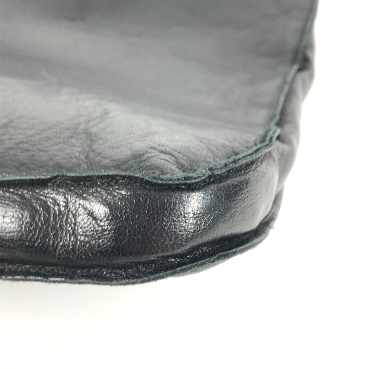 Hermes Toudou Black Leather Pochette Shoulder Bag (Pre-Owned)