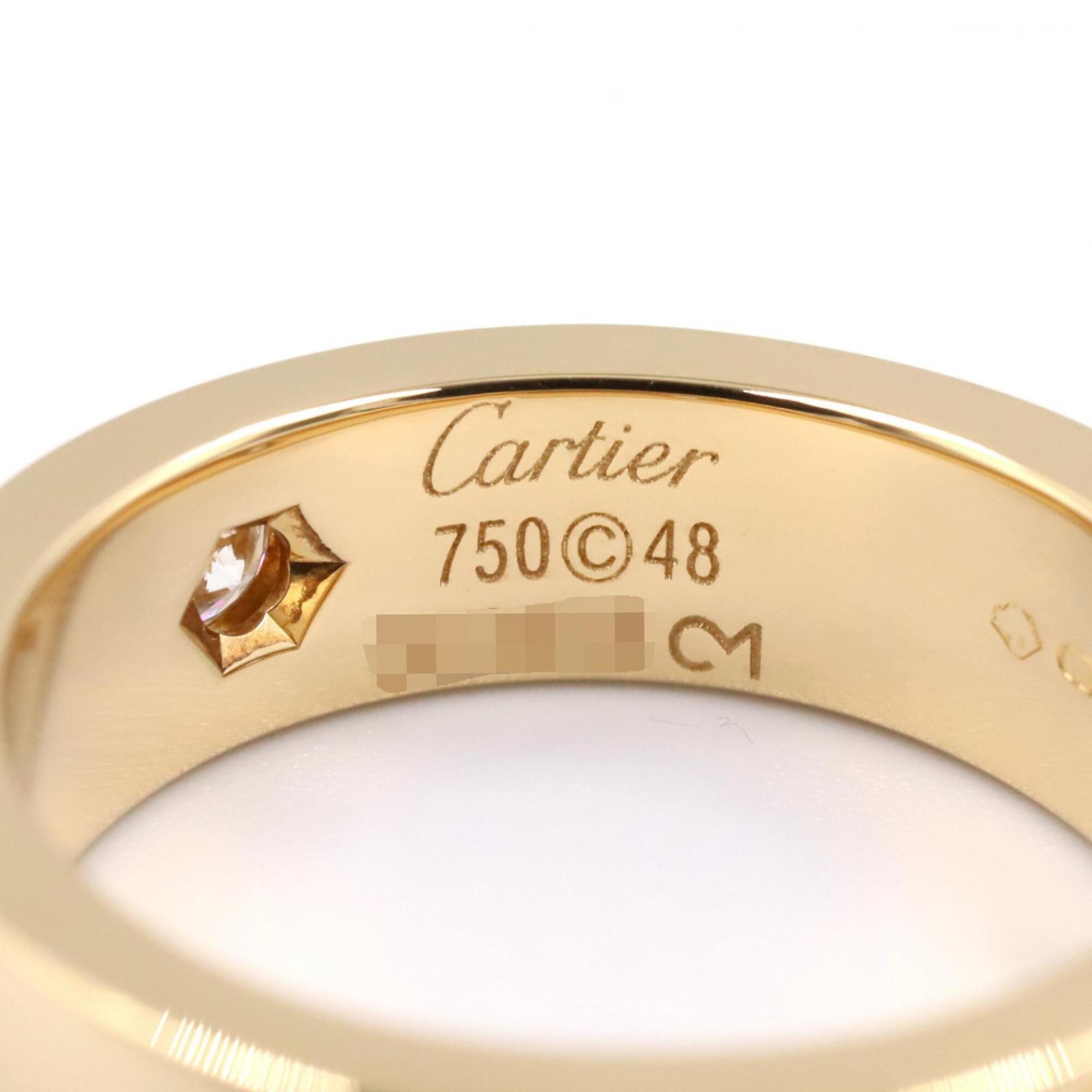 Cartier Gold Clear Yellow Gold (18K) Band Ring (Pre-Owned)