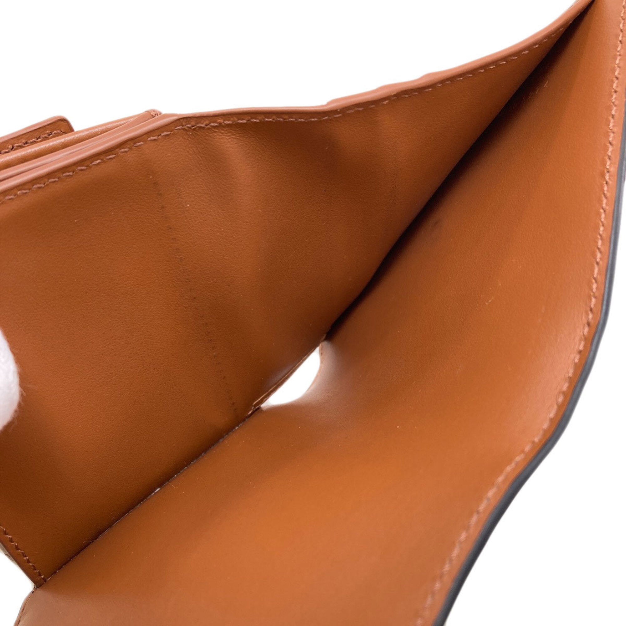 Celine Dark Brown Leather Wallet (Bi-Fold) (Pre-Owned)