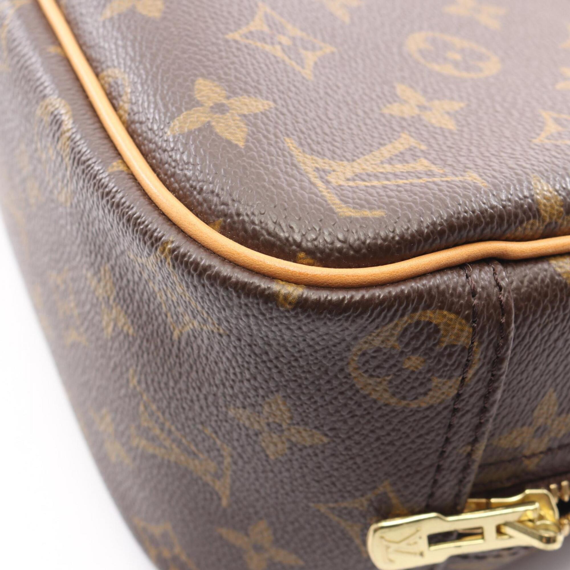 Louis Vuitton Brown Pvc Leather Handbag (Pre-Owned)