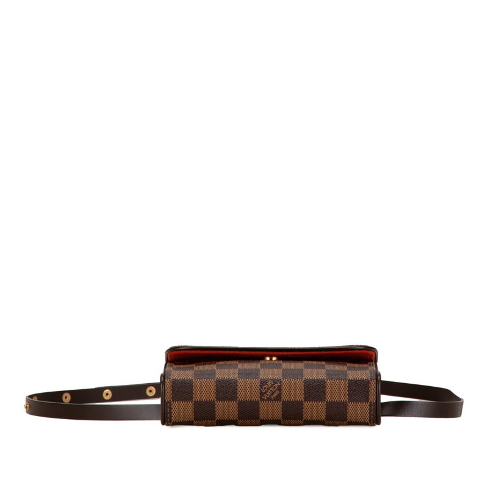 Louis Vuitton Brown Pvc Leather Fanny Pack Pochette Pouch (Pre-Owned)