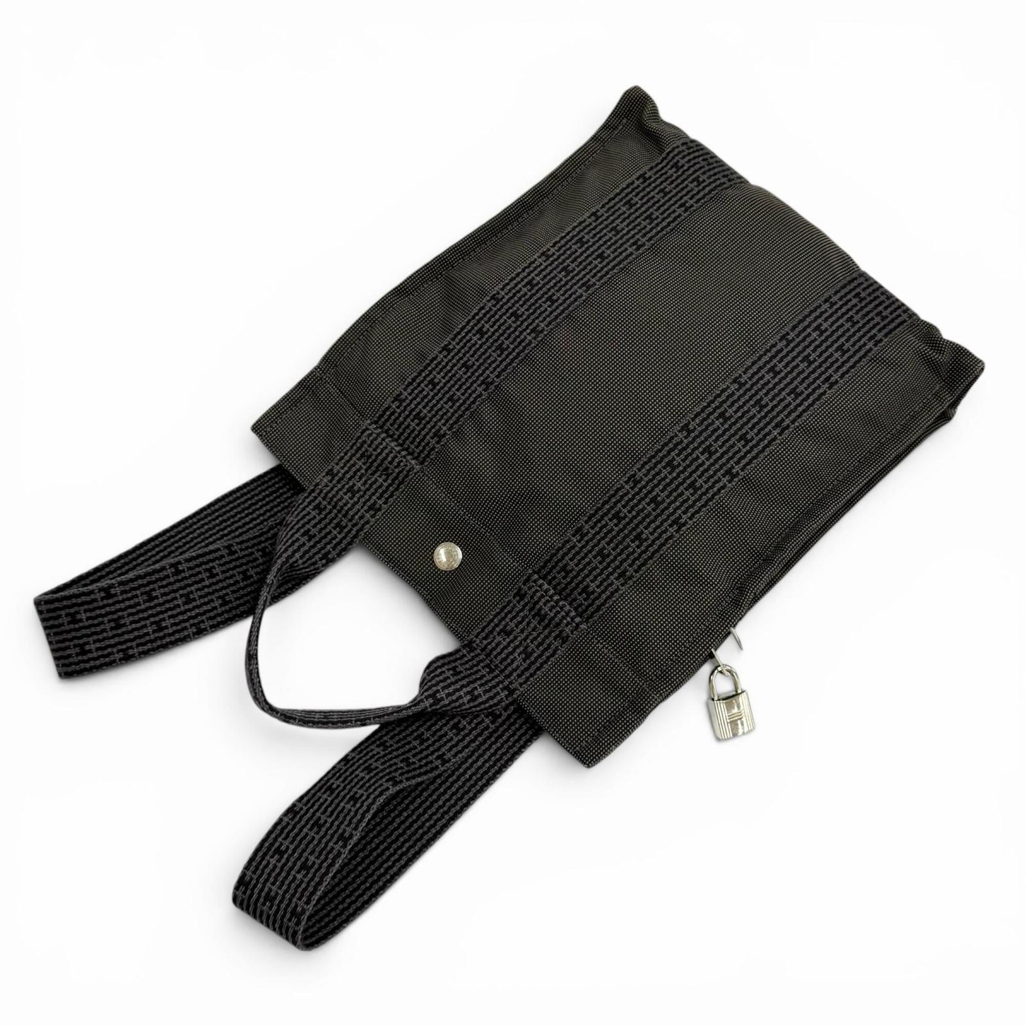 Hermes Gray Polyamide Polyester Backpack (Pre-Owned)