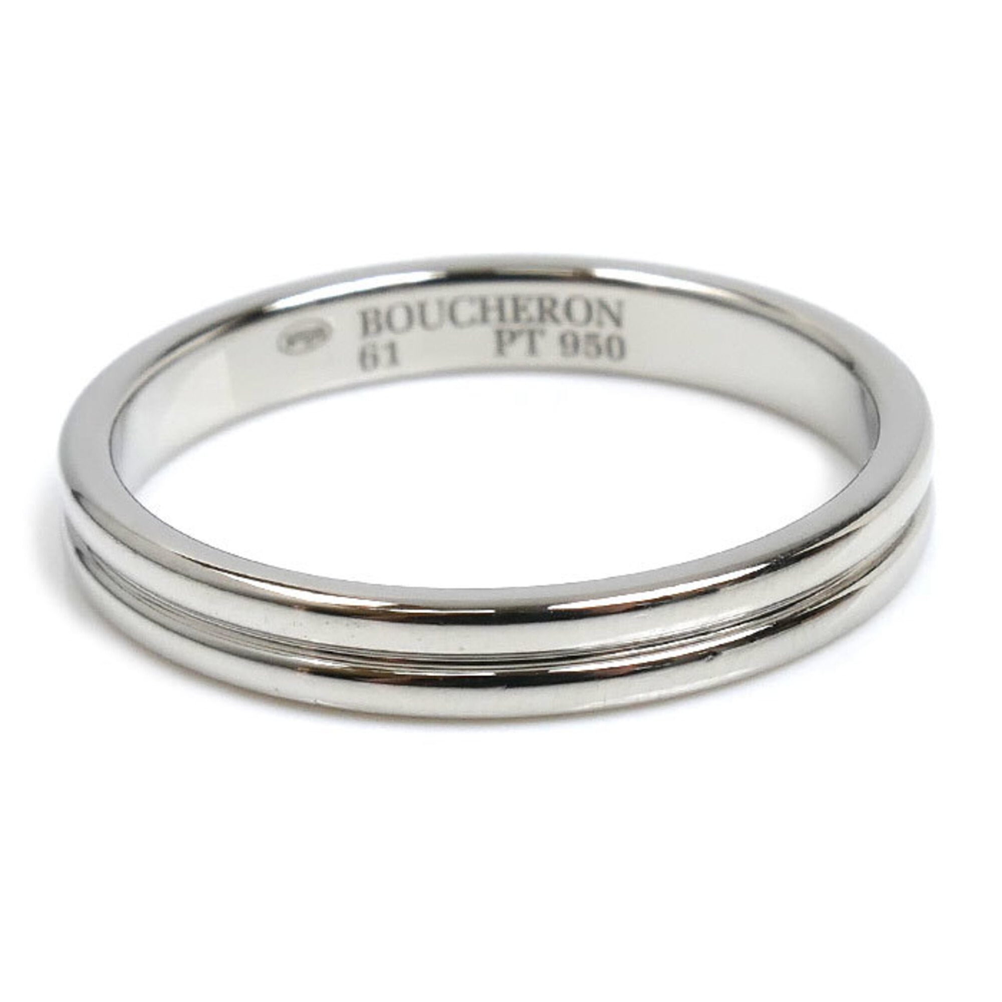 Boucheron Platinum 950 Band Ring (Pre-Owned)
