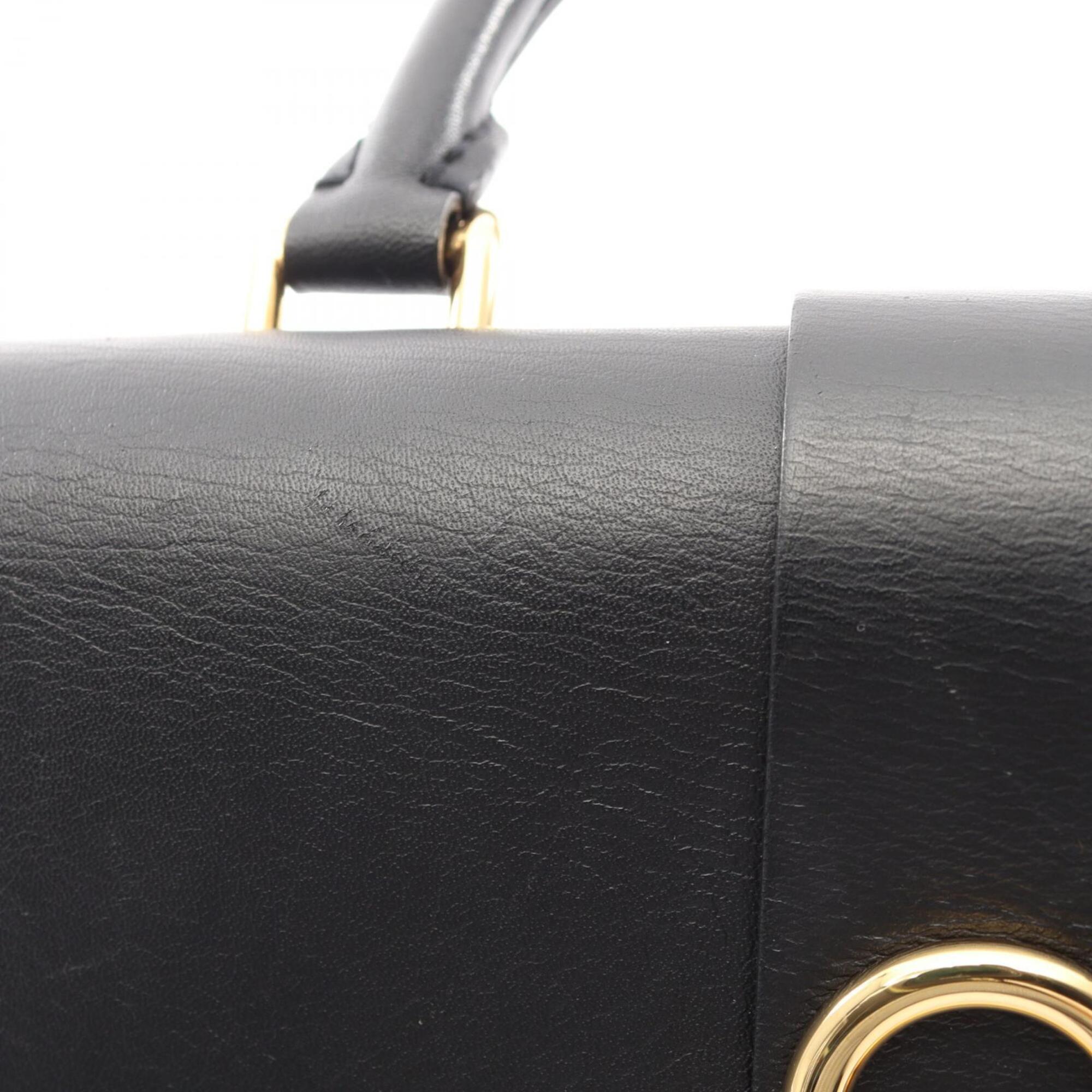 Louis Vuitton Black Brown Monogram Noir Coated Canvas Leather Handbag (Pre-Owned)