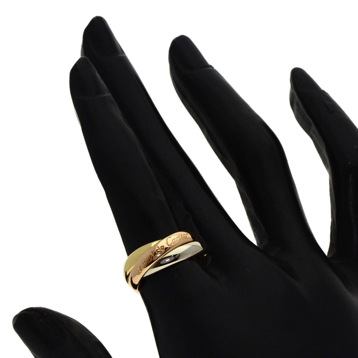 Cartier Trinity Yellow Gold (18K) Pink Gold (18K) White Gold (18K) Band Ring (Pre-Owned)