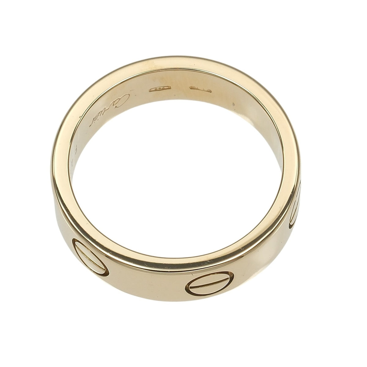 Cartier Love Yellow Gold (18K) Band Ring (Pre-Owned)