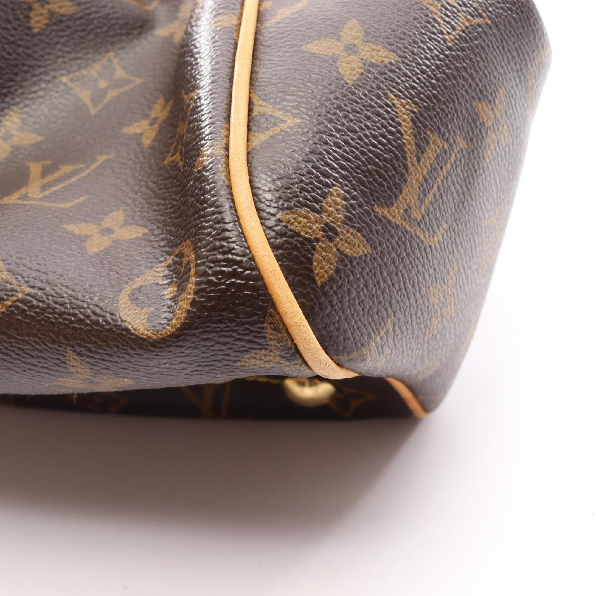 Louis Vuitton Brown Coated Canvas Leather Handbag (Pre-Owned)