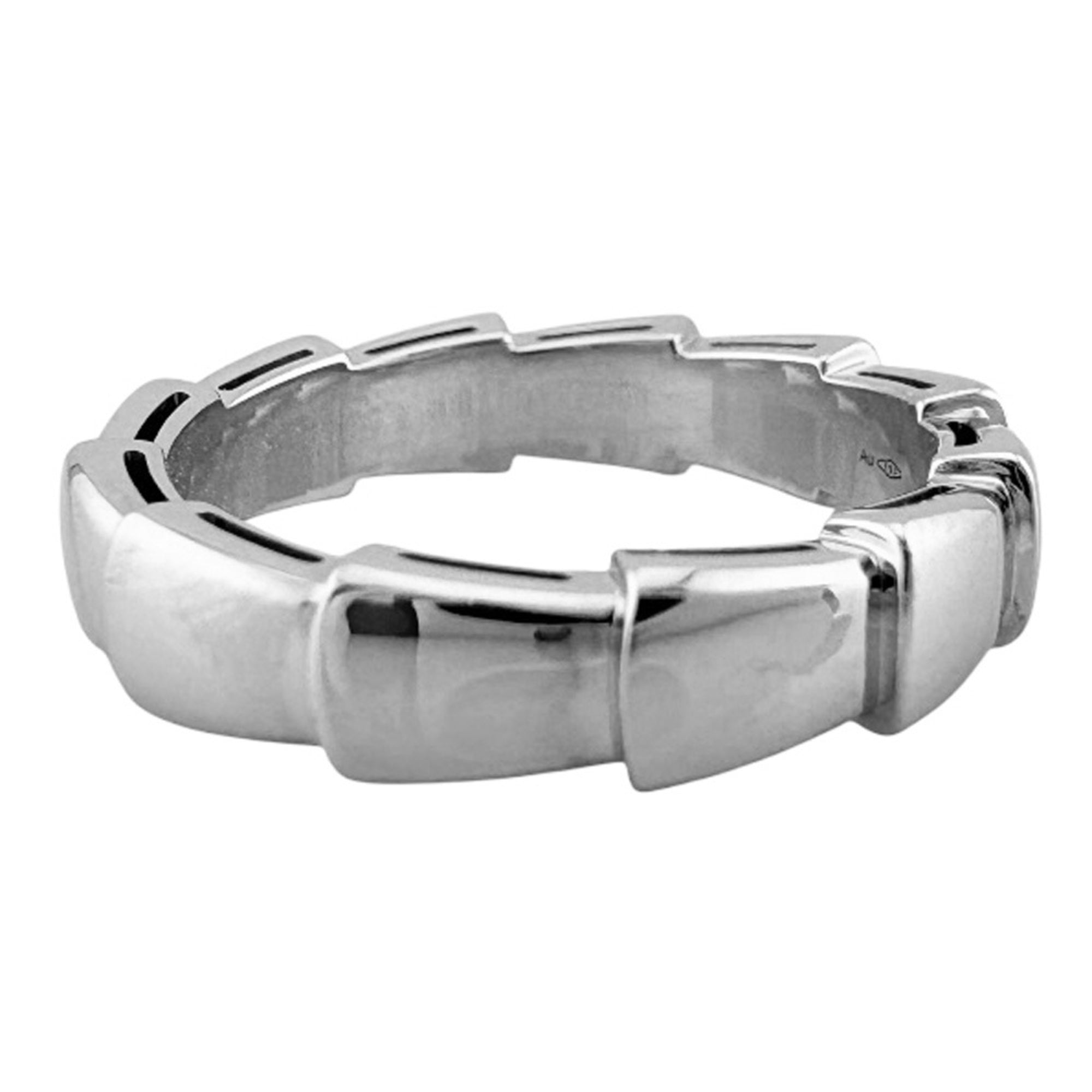 Bvlgari White Gold White Gold (18K) Band Ring (Pre-Owned)