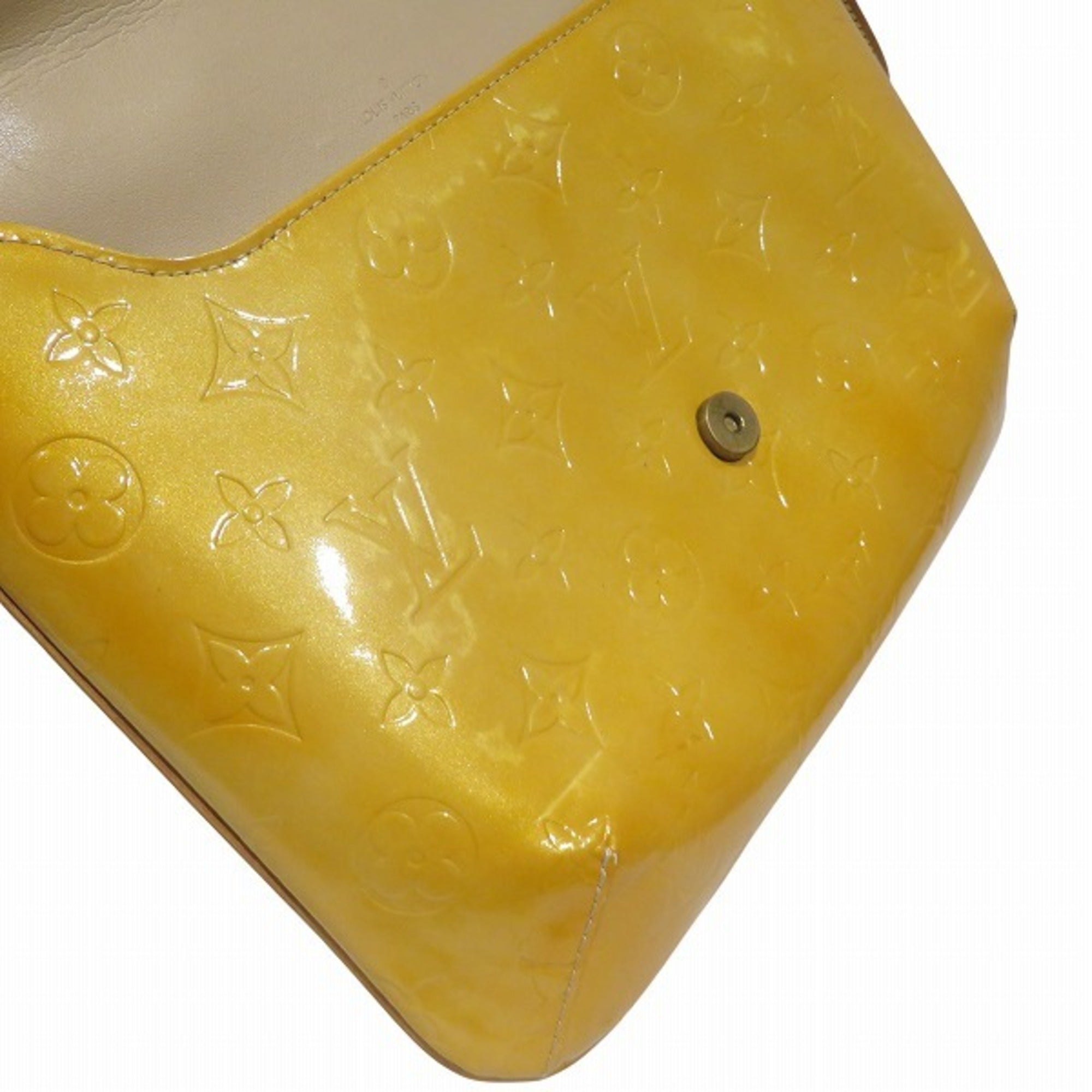 Louis Vuitton Jaune Leather Handbag Shoulder Bag (Pre-Owned)