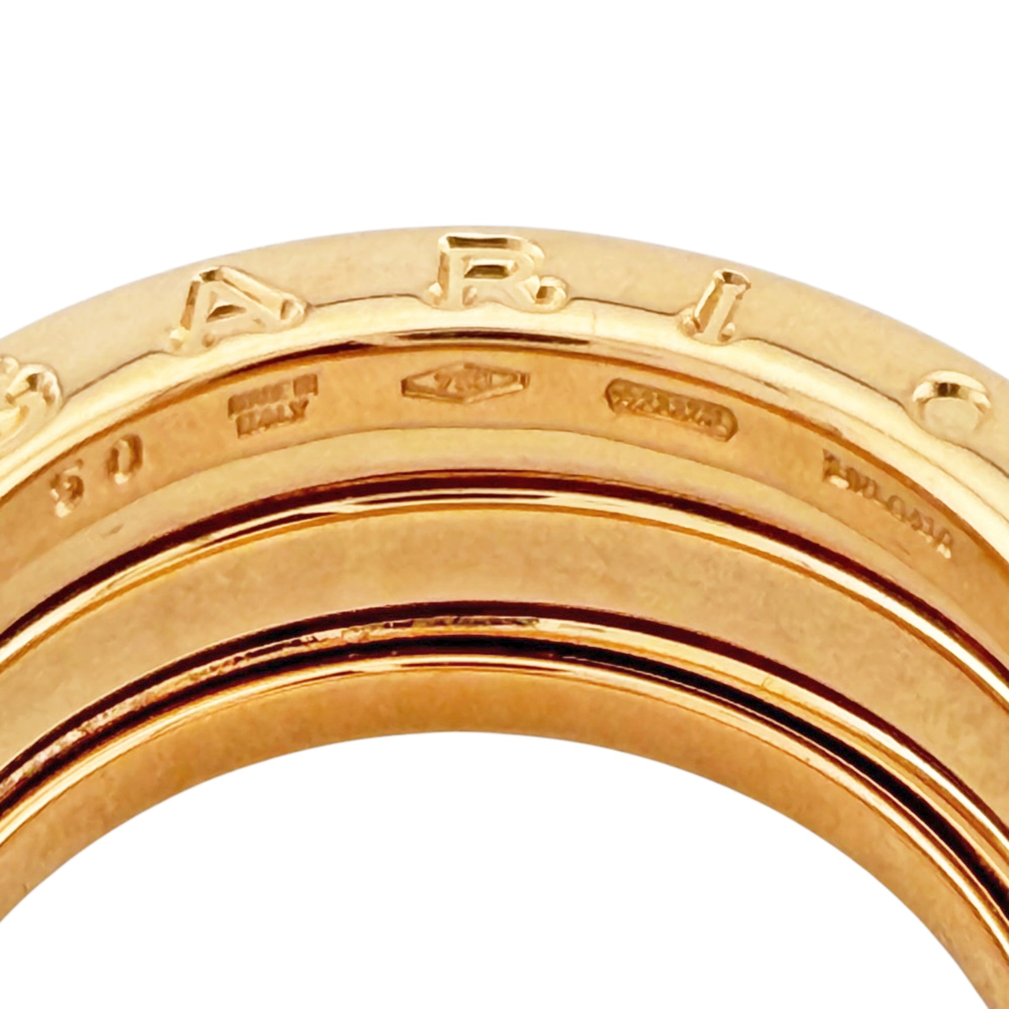 Bvlgari Gold Pink Pink Gold (18K) Band Ring (Pre-Owned)