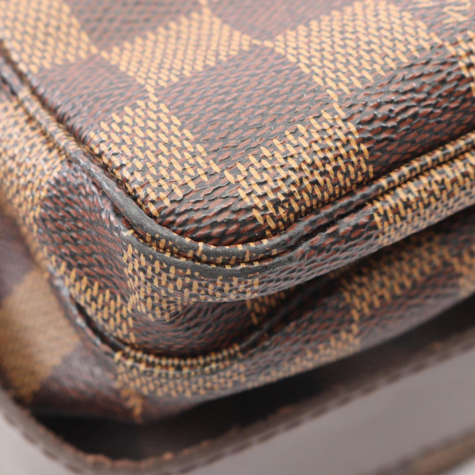 Louis Vuitton Brown Coated Canvas Pvc Leather Handbag Shoulder Bag (Pre-Owned)