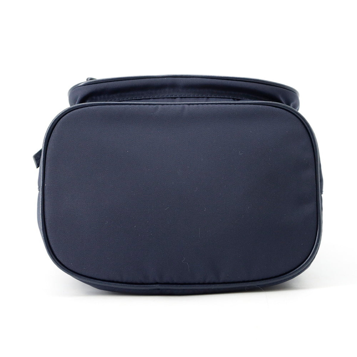 Prada Navy Nylon Leather Handbag (Pre-Owned)