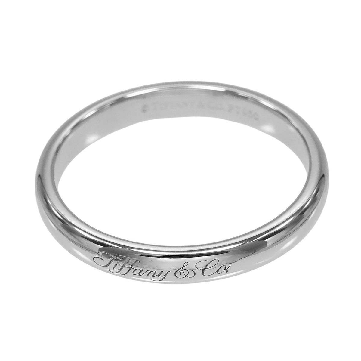 Tiffany Platinum 950 Band Ring (Pre-Owned)