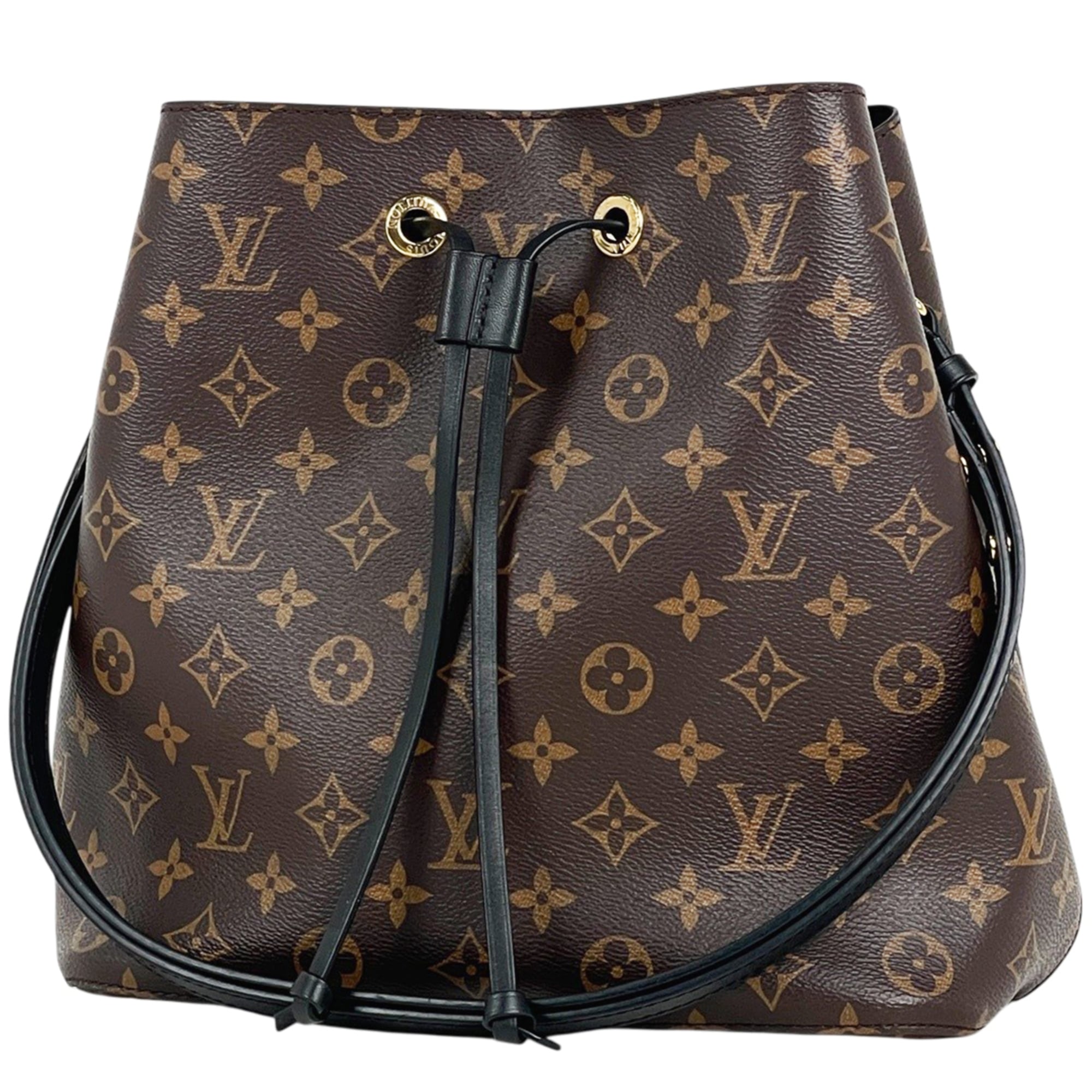 Louis Vuitton Black Brown Noir Monogram Shoulder Bag (Pre-Owned)
