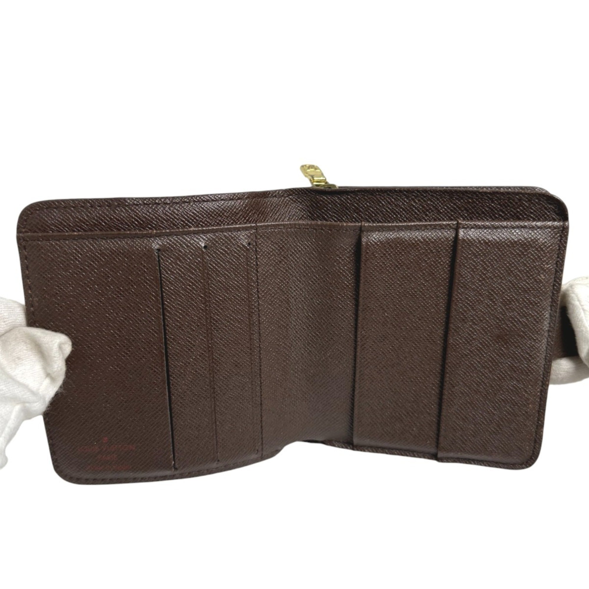 Louis Vuitton Damier Brown Damier Canvas Wallet (Bi-Fold) (Pre-Owned)