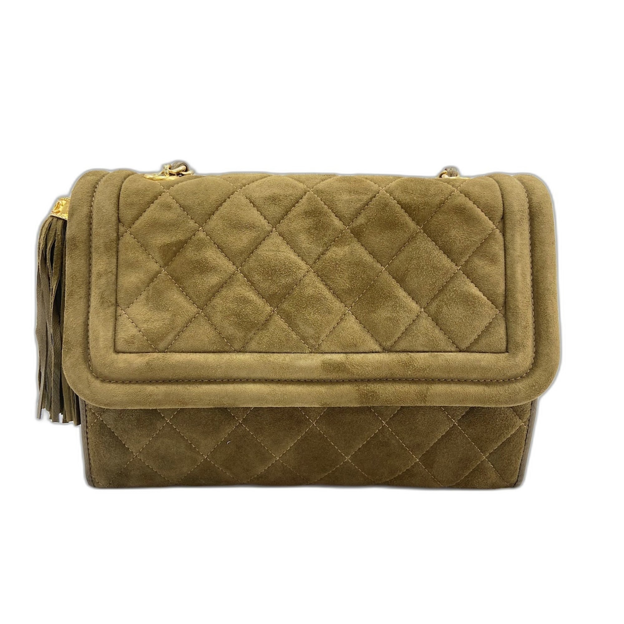 Chanel Green Shoulder Bag (Pre-Owned)