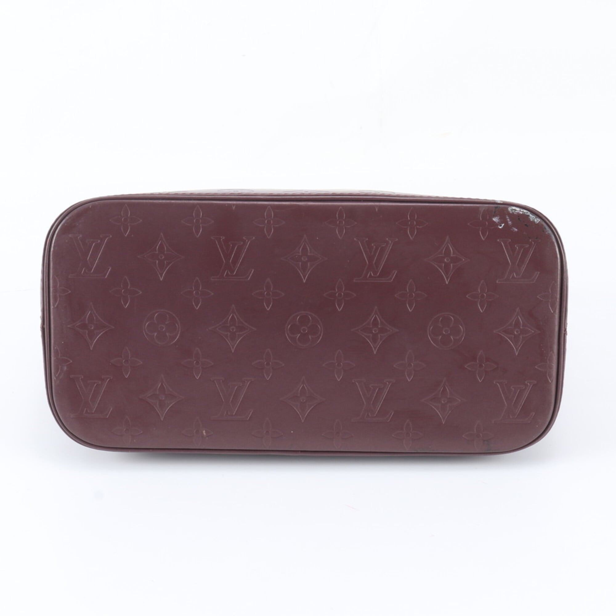 Louis Vuitton Monogram Violet Leather Handbag Tote Bag (Pre-Owned)