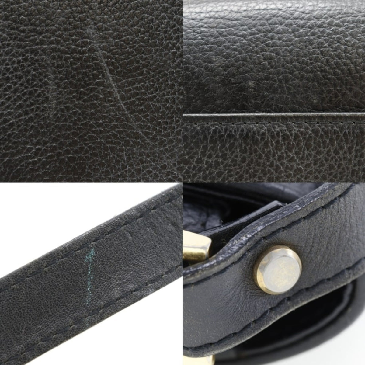 Burberry Black Leather Shoulder Bag (Pre-Owned)