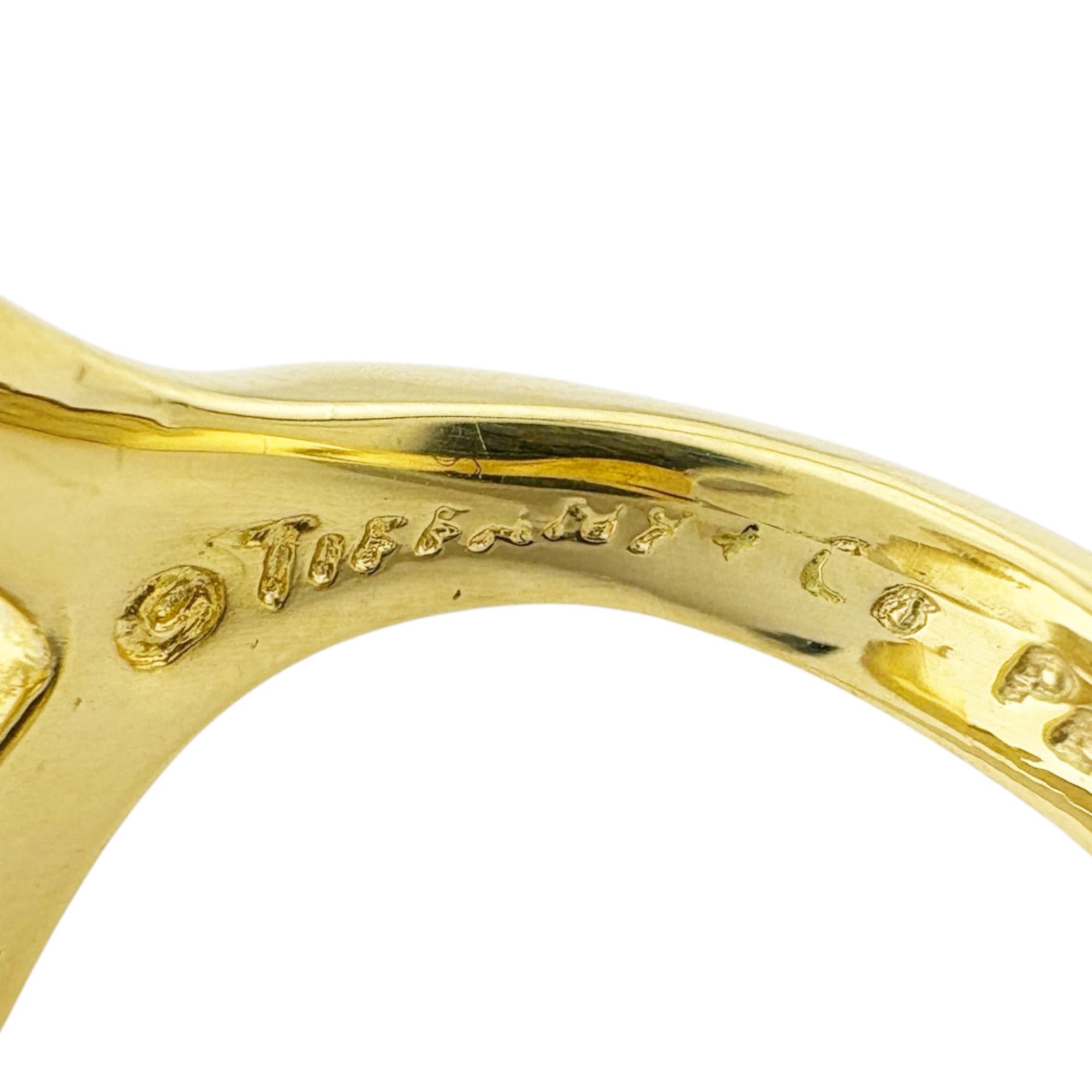 Tiffany Gold Yellow Gold (18K) Band Ring (Pre-Owned)