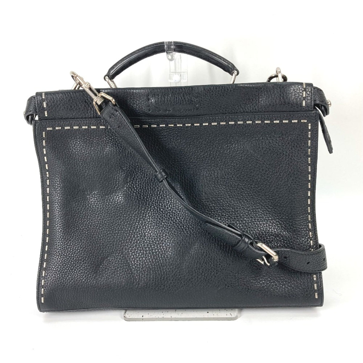Fendi Black Leather Handbag (Pre-Owned)
