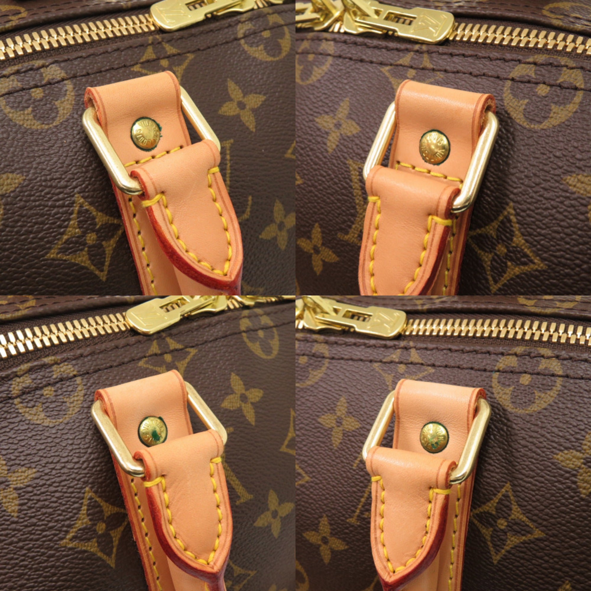 Louis Vuitton Brown Monogram Canvas Boston Bag (Pre-Owned)