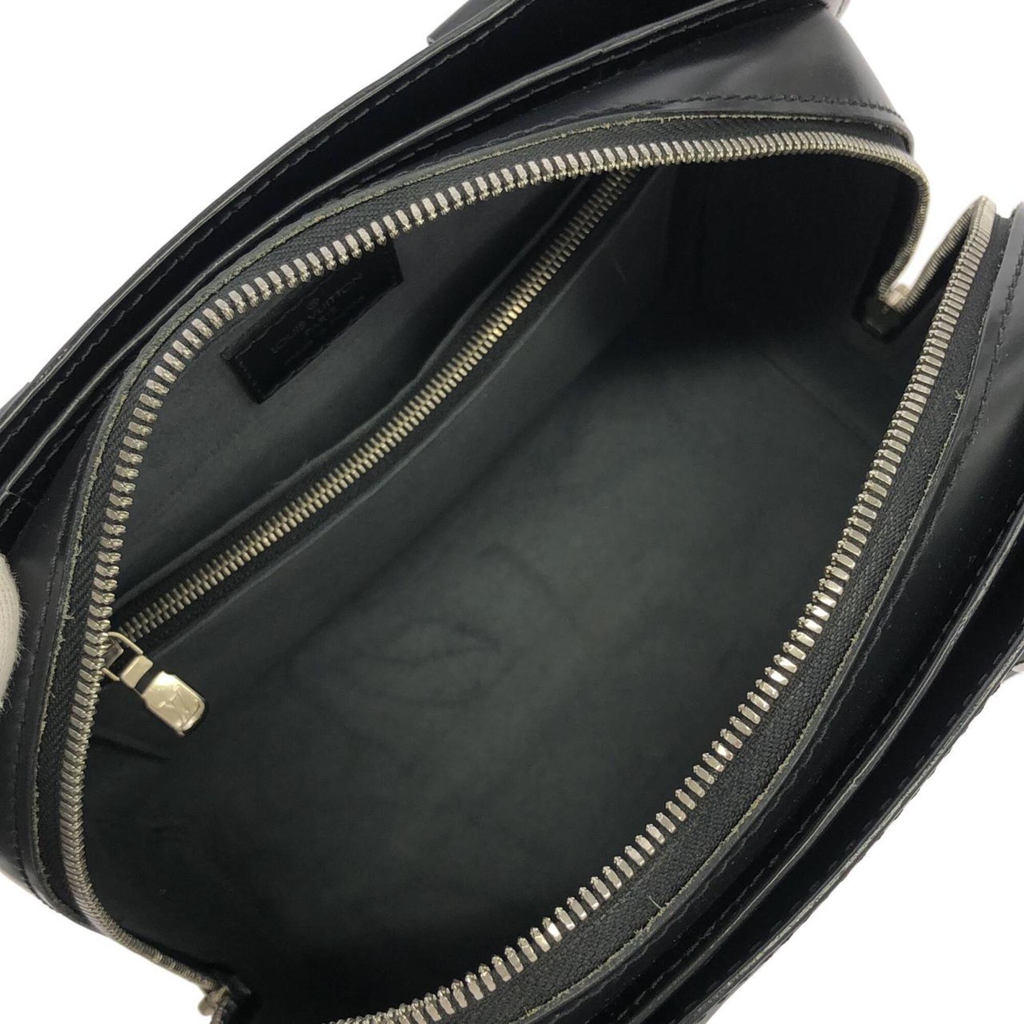 Louis Vuitton Black Leather Handbag (Pre-Owned)