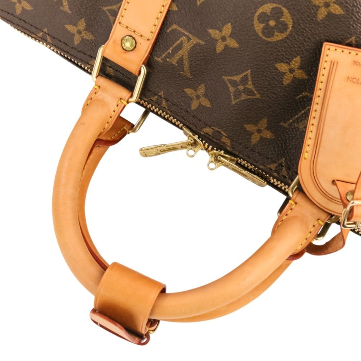 Louis Vuitton Brown Monogram Canvas Boston Bag (Pre-Owned)